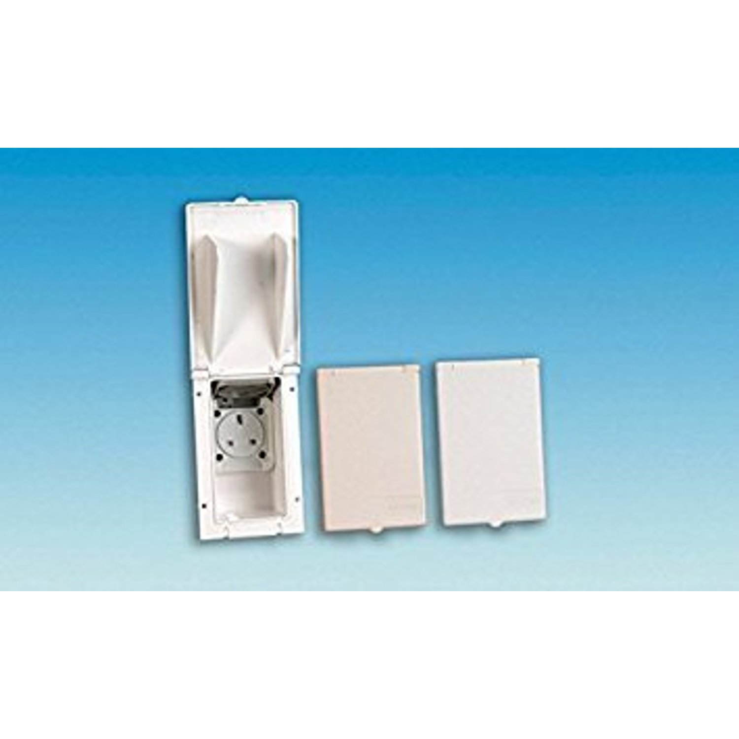 Pennine CARAVAN CAMPER FLUSH FITTING 240V OBLONG OUTLET