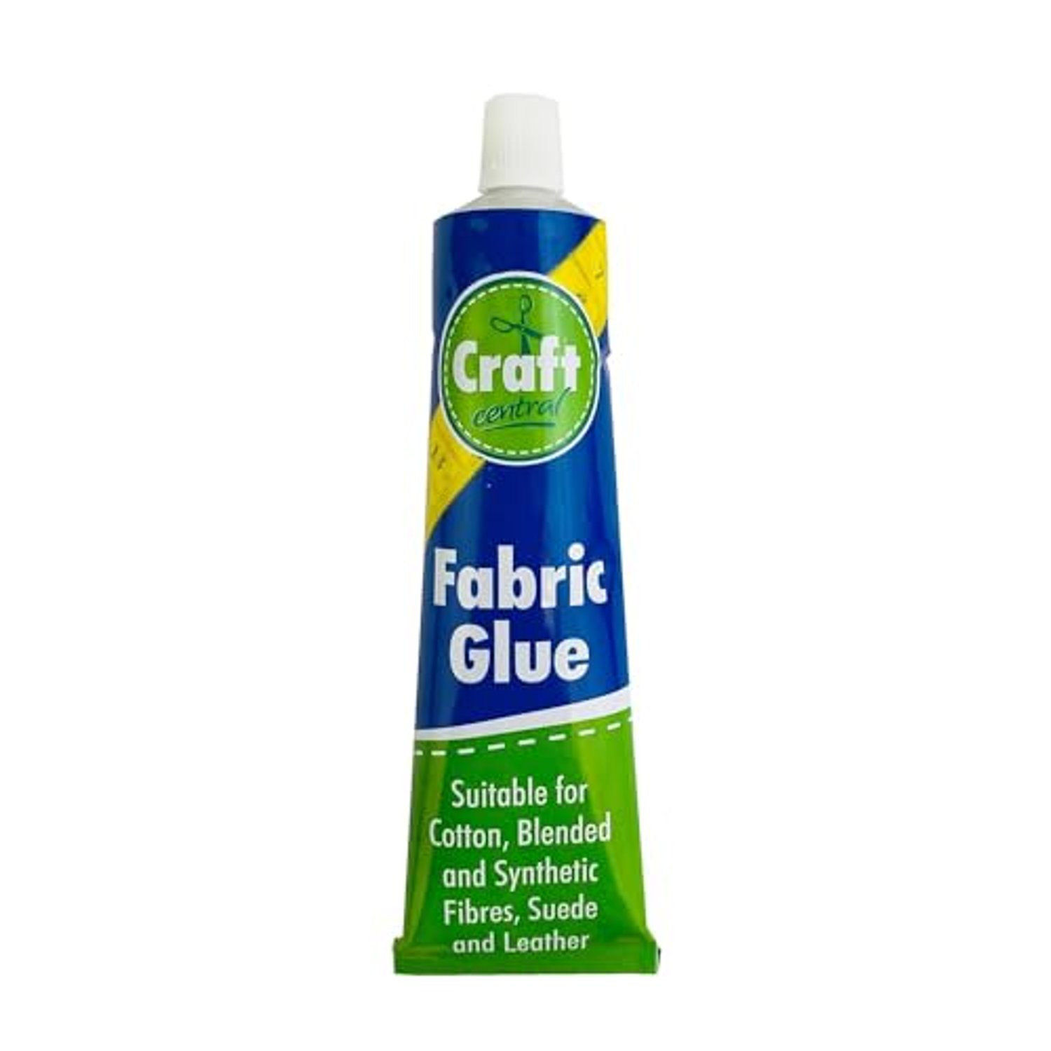 Fabric Glue for Clothes - Fabric Glue 50ml for DIY Crafts, Upholstery, Material, Textile, Felt and Badges - Suitable For Cotton, Blended and Synthetic Fiber, Suede and Leather