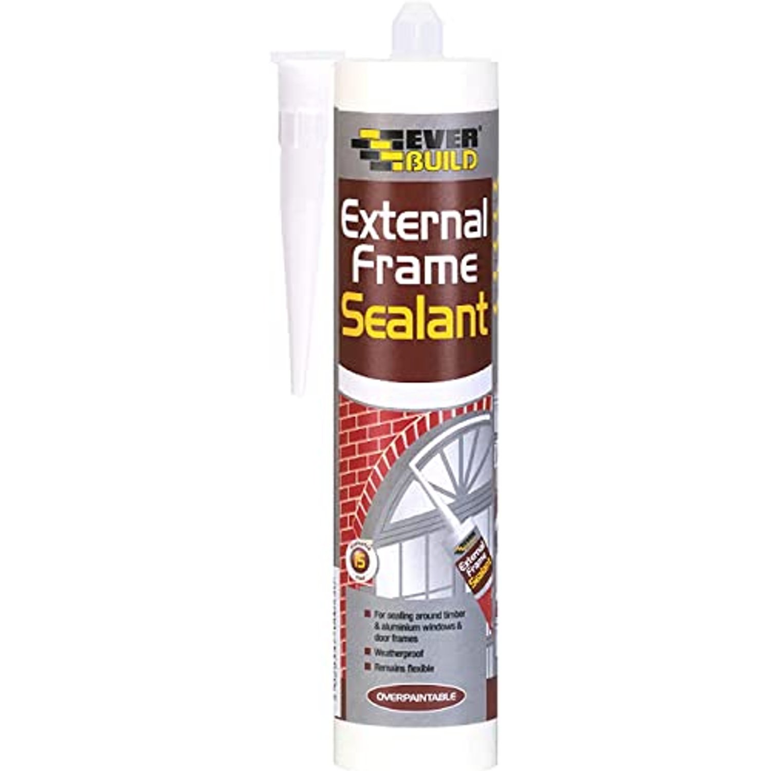 Everbuild Brown External Frame Sealant - Box of 12