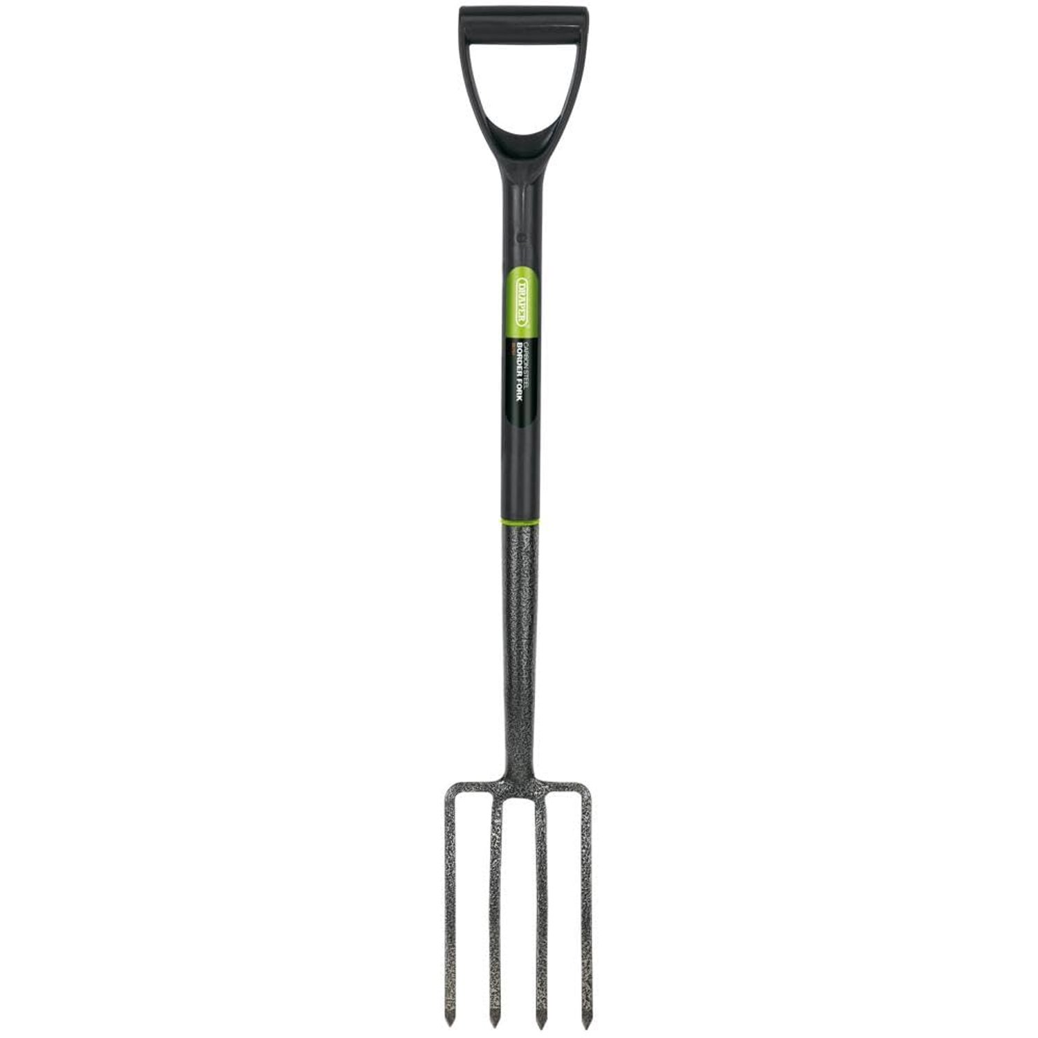 Draper Carbon Steel Garden Border Fork - 88791 - Lightweight Heavy Duty Gardening Tool