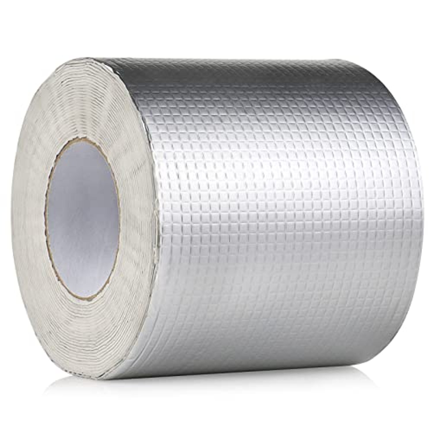 BOMEI PACK Waterproof Aluminum Foil Butyl Tape Roof Leaks Repair Tape 150mm x 10m Thick 1.5mm Strong Rubber Self-adhesive Window Crack Duct Holes Leakage Gaps Sealing Bonding Tape Single Side 1 roll