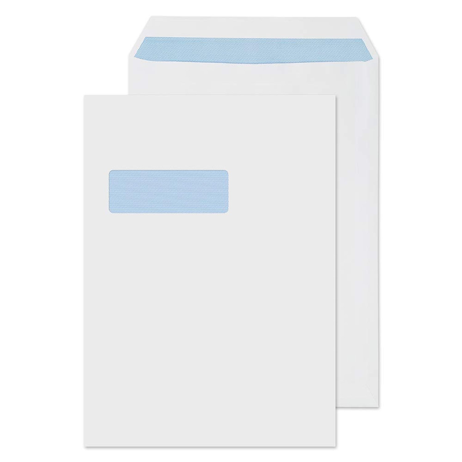 Blake Purely Everyday C4 324 x 229 mm 100 gsm Pocket Self Seal Window Envelopes (13892) White - Pack of 250