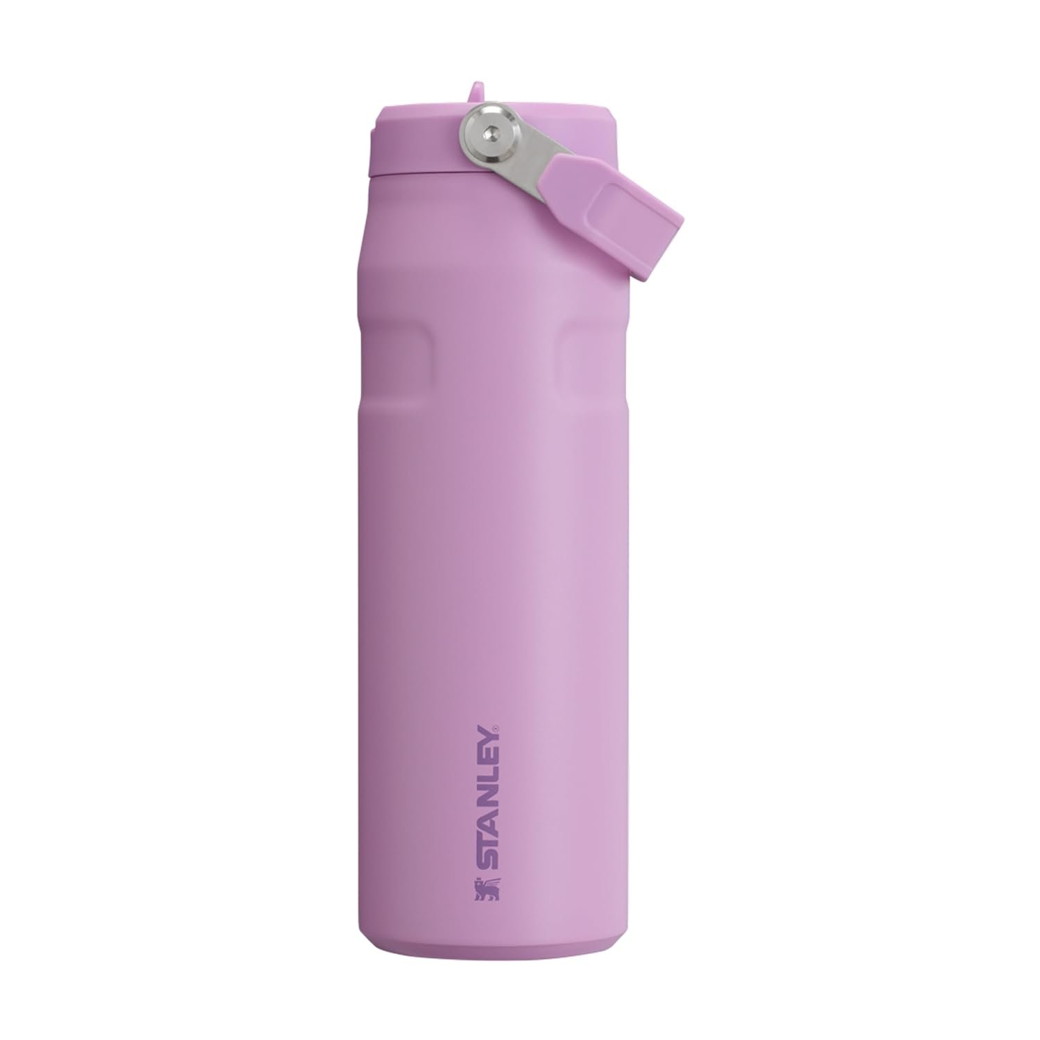 Stanley 1913 Flip Straw Sports Water Bottle with Straw 0.7L - 10 Hours Cold - 3 Days Iced - Stainless Steel - BPA Free - Leak Resistant - Fits in Cup Holder - Dishwasher Safe - Lilac