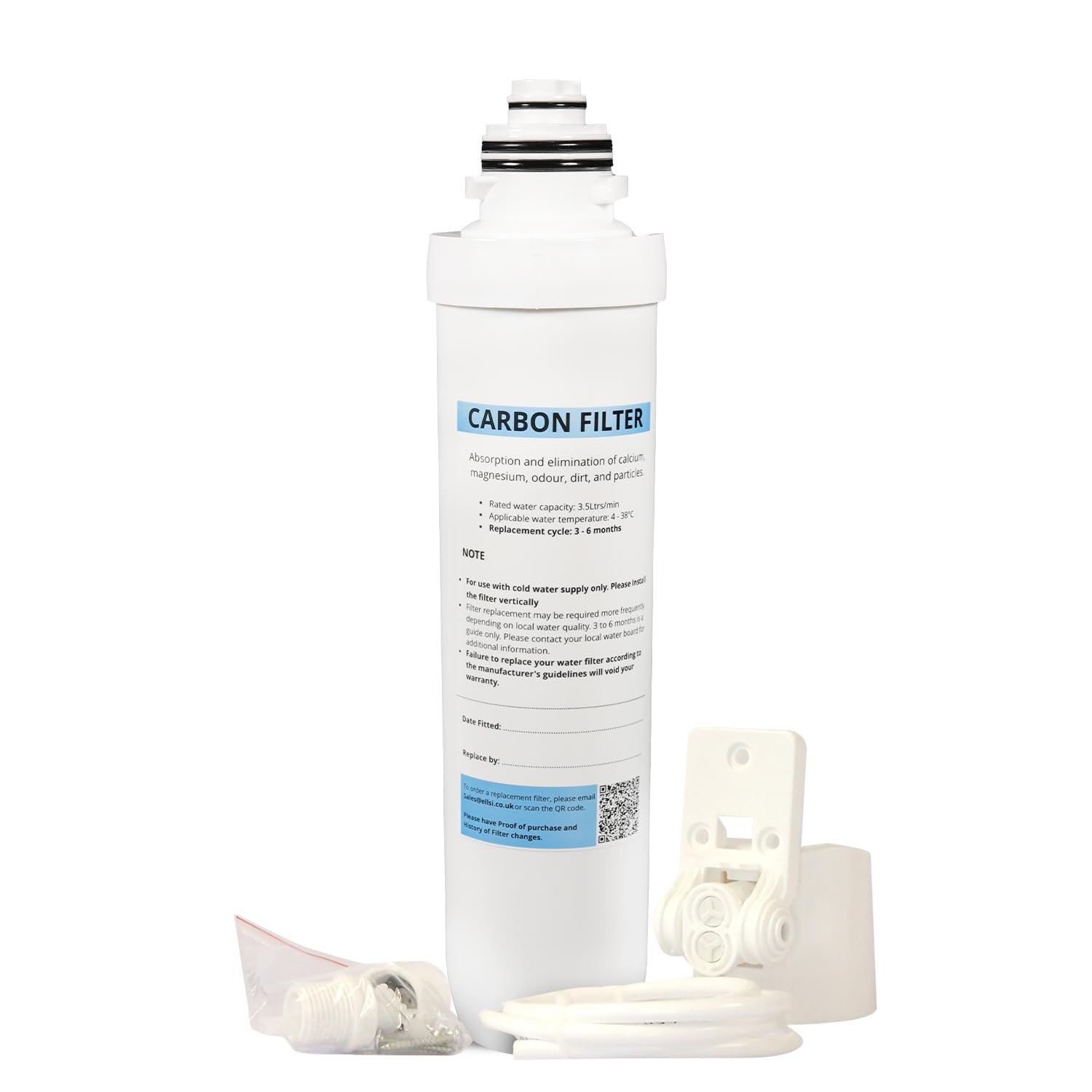 Excel Home - 3 in 1 Boiling Water Tap Replacement Carbon Filter, Reduces Metals and contaminants in Water. for Instant 3-in-1 Comes with Replacement housing