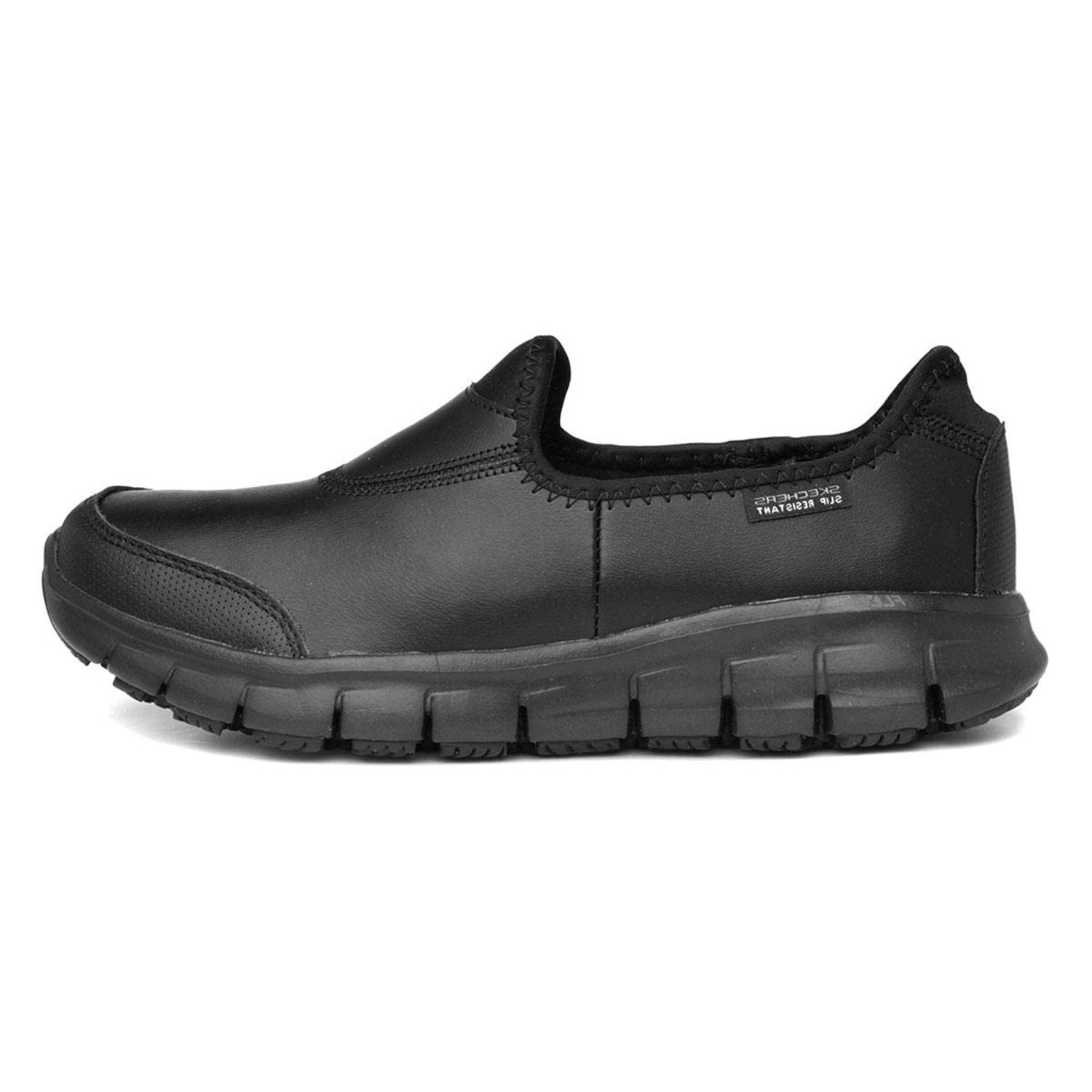 Skechers Women's Sure Track Work Shoes, Black, 6 UK