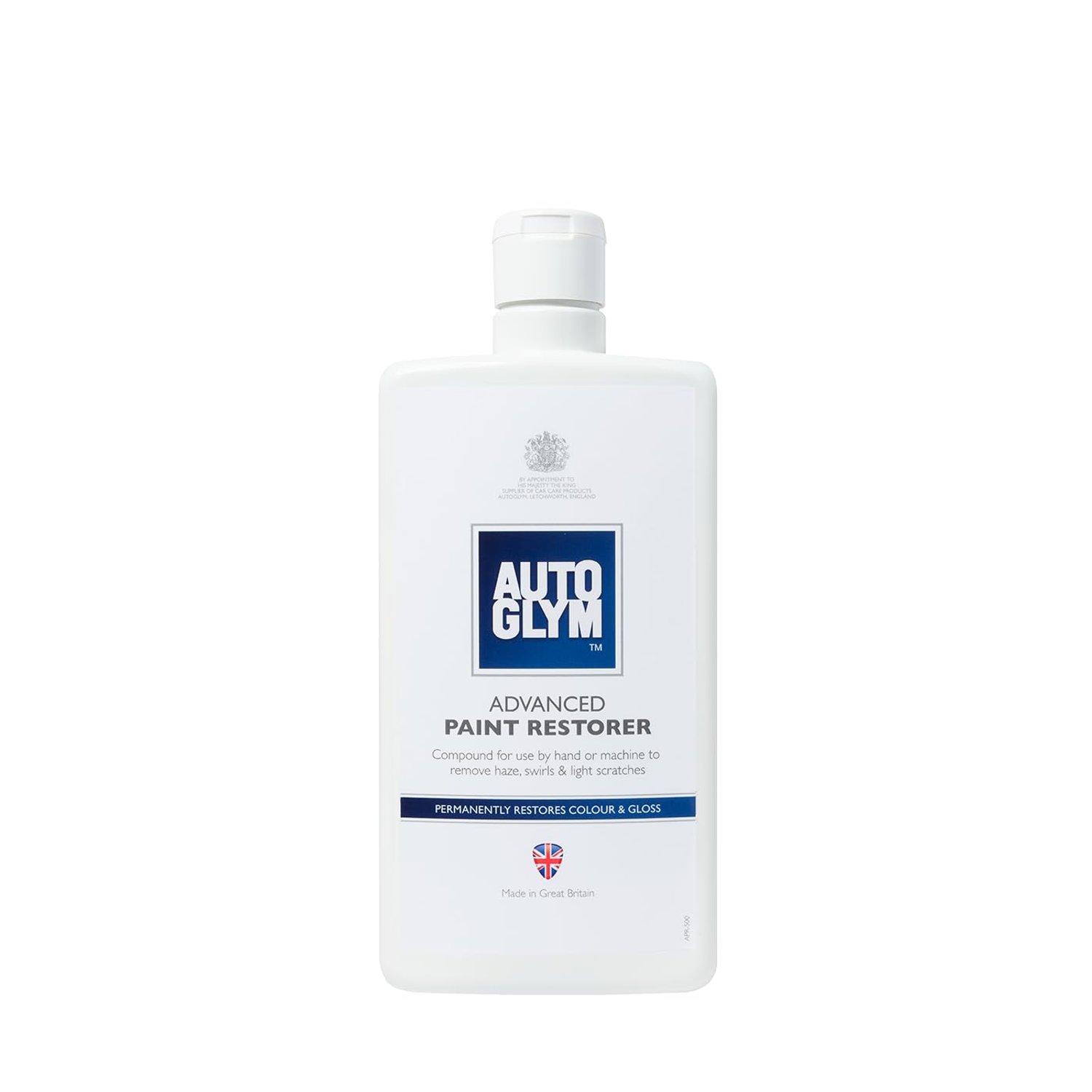 Autoglym Advanced Paint Restorer, 500ml - Polishing Compound, Eliminates Haze, Swirl Marks & Light scratches, Revives Colour & Gloss for Paint Work, Application by Hand or Dual-Action Machine Polisher