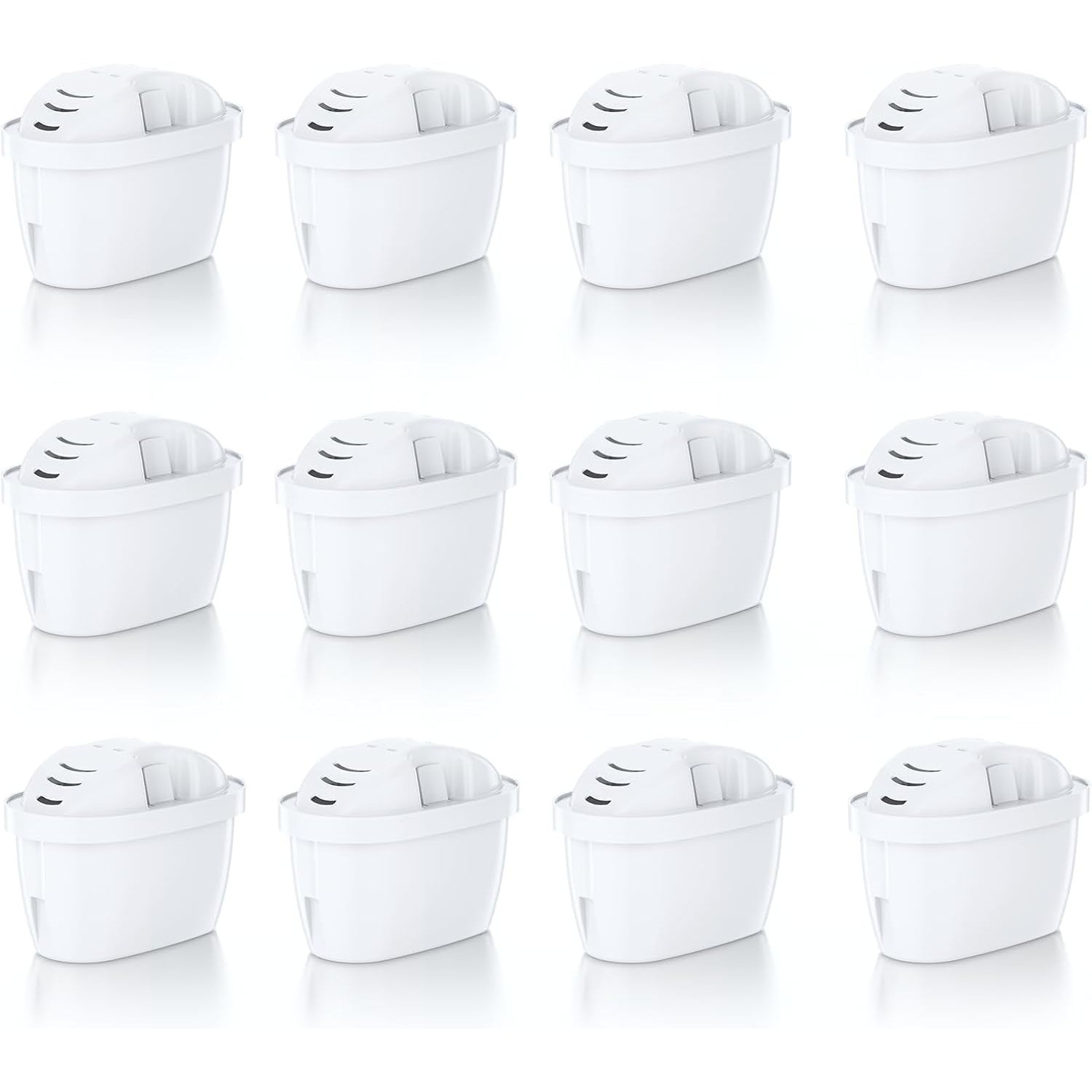 Molifal Water Filter Cartridges Compatible with Brita Maxtra, Maxtra+,12 Pack for Marella, Style, Elemaris Jugs, 5-Stage Filtration Removes Chlorine, Odor, Metals, BPA-Free, Great for Coffee & Cooking