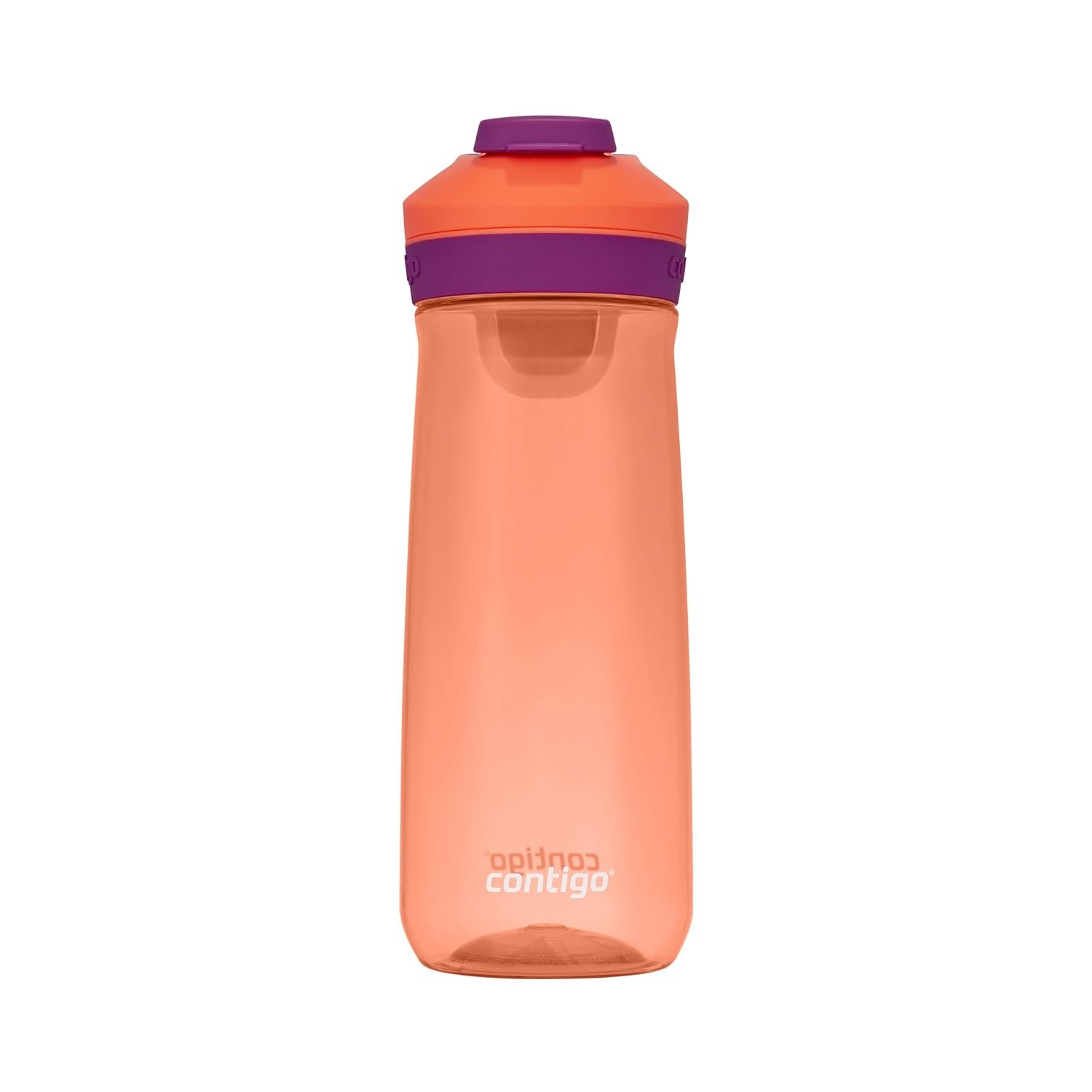 Contigo Kids Casey Water Bottle with Leak Proof Lid, BPA Free Plastic, Dishwasher Safe, Coral & Grape, 20 oz