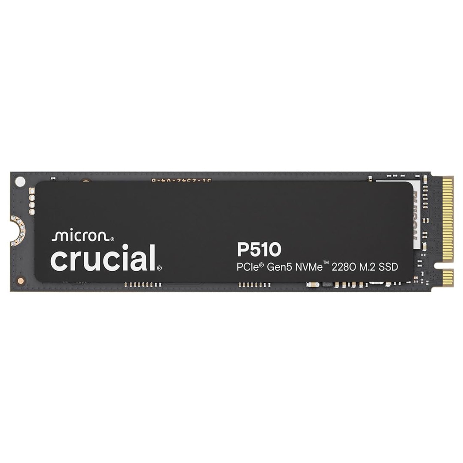Crucial P510 2TB SSD NVMe M.2 PCIe 5.0 x4 Gen5, Read/Write Speeds up to 10,000/8,700 MB/s, Laptop & Desktop (PC) Compatible, Solid State Drive - CT2000P510SSD8-01
