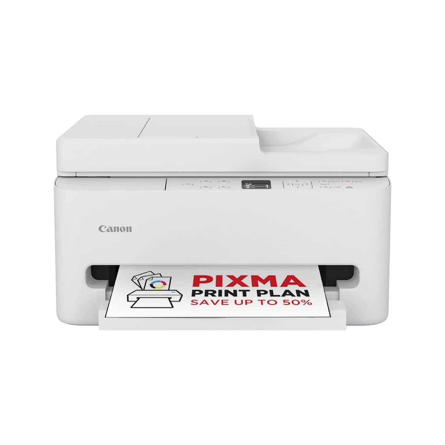 Canon PIXMA TS7550I - All-in-One Printer with Wi-Fi Connectivity, 35-sheet ADF & 1.42” OLED Display | Wireless for Easy Printing From Your Smart Phone PIXMA Print Plan