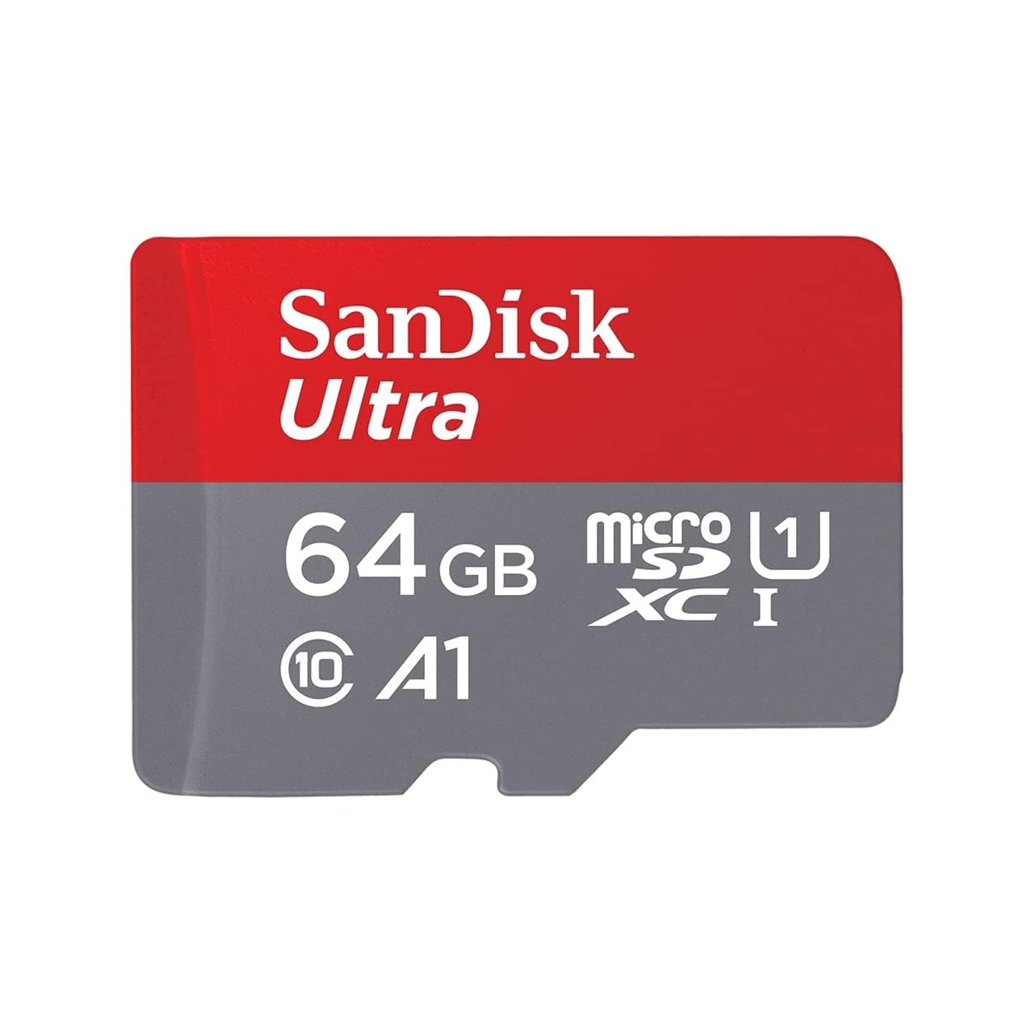 SanDisk 64GB Ultra microSDXC card + SD adapter up to 120 MB/s with A1 App Performance UHS-I Class 10 U1