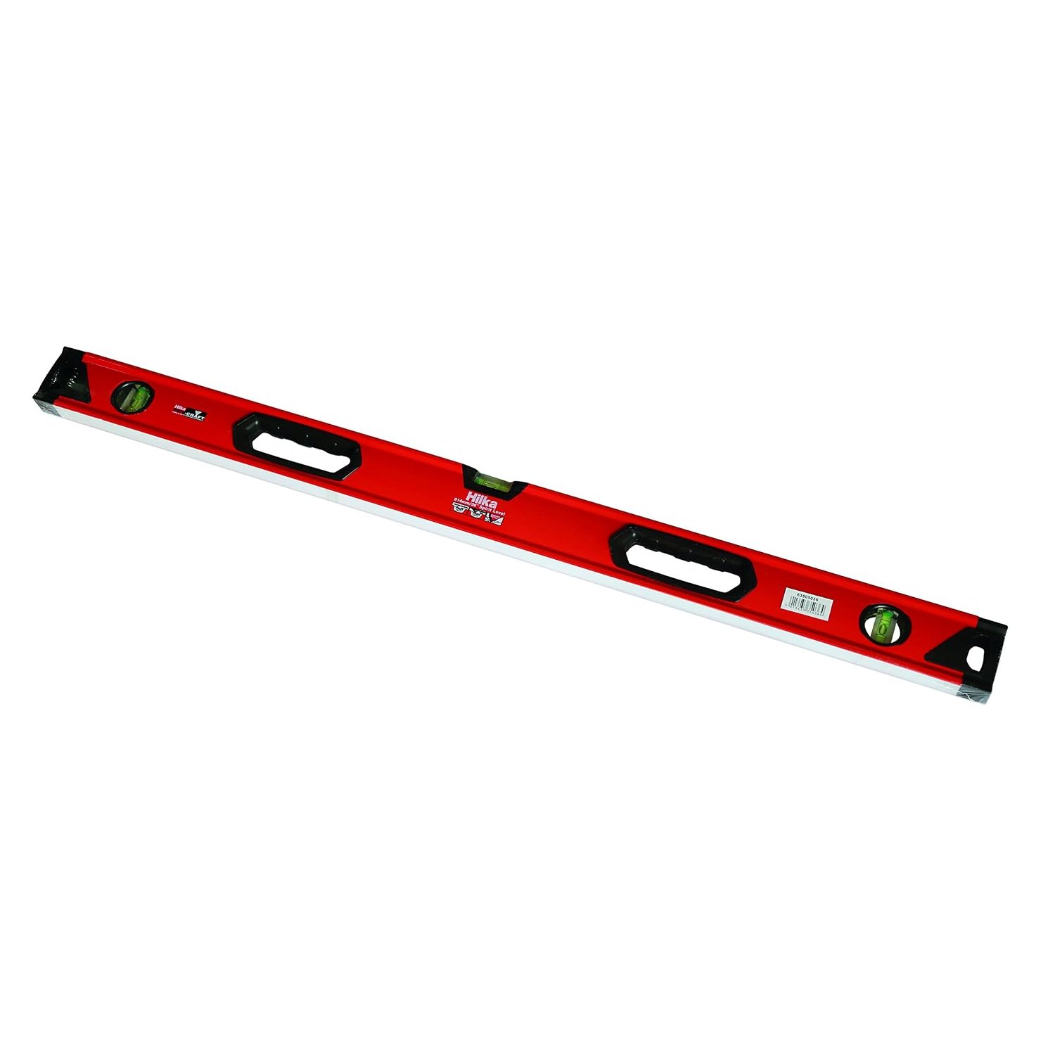 Hilka 63505036 Spirit Level PC, Red & Black, 36"