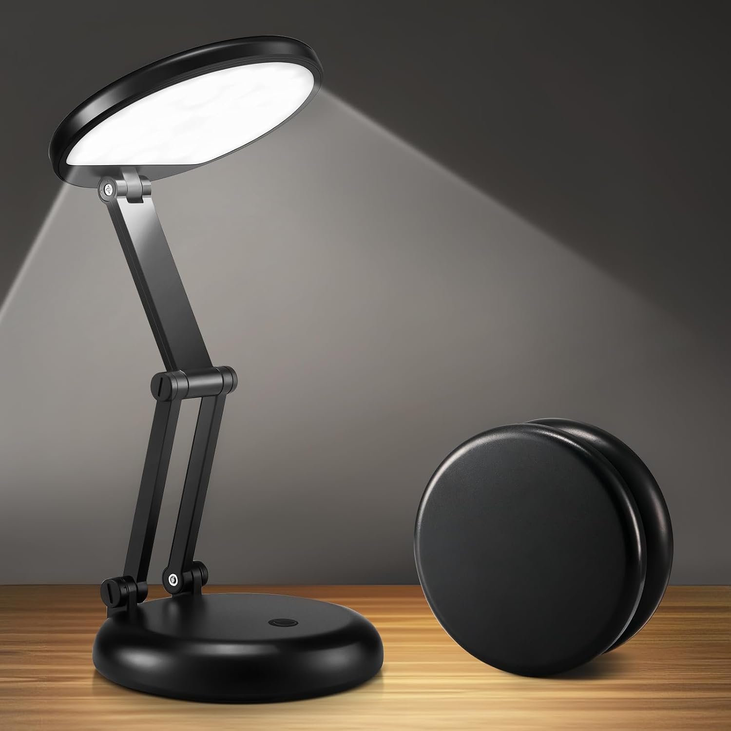 One Fire Wireless Table Lamp, 3600 mAh LED Table Lamp, Wireless, 10 Brightness Reading Lamp, Children's Desk Lamp, Children, Table Lamp, Rechargeable Table Lamp
