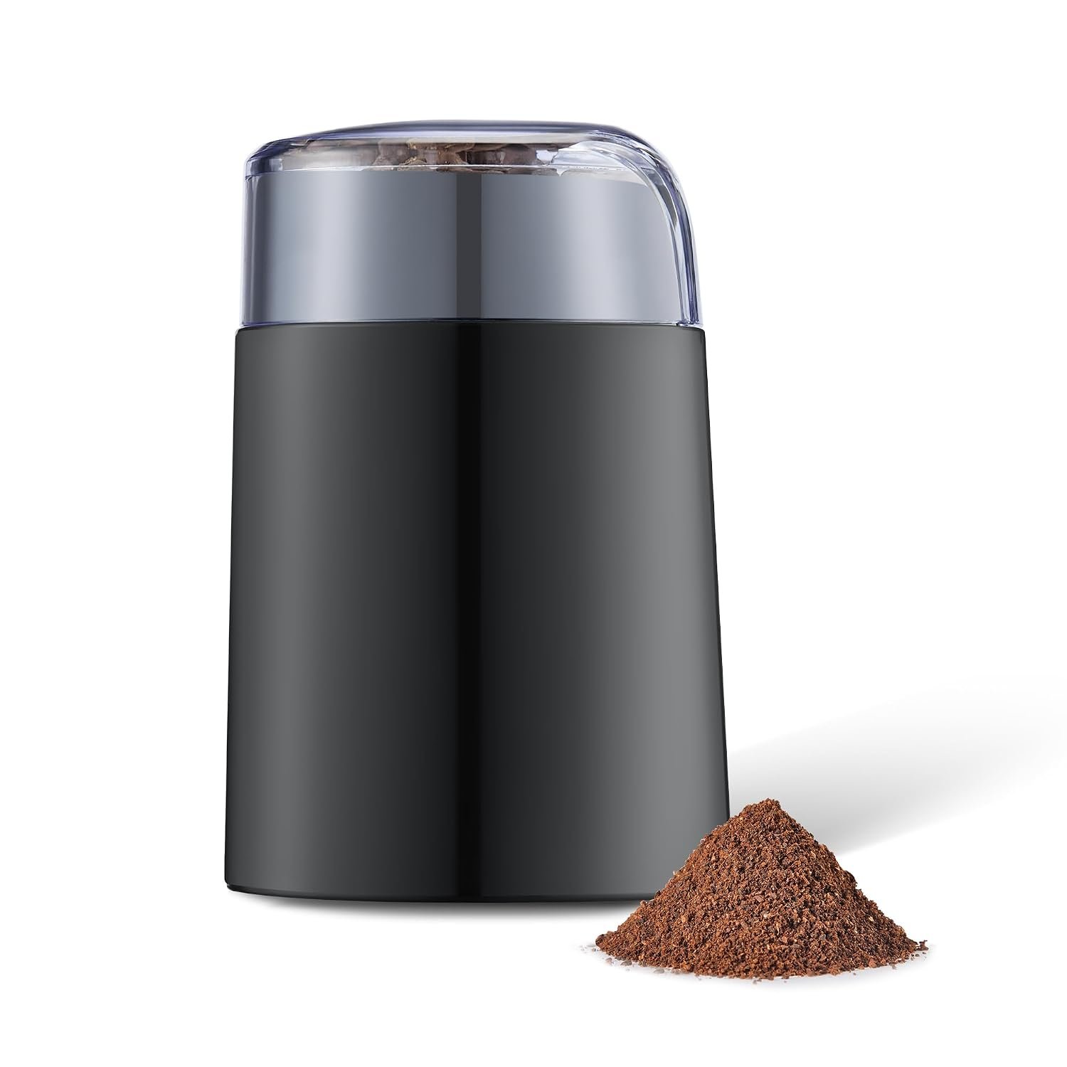 Amazon Basics Electric Coffee Bean Grinder, Black