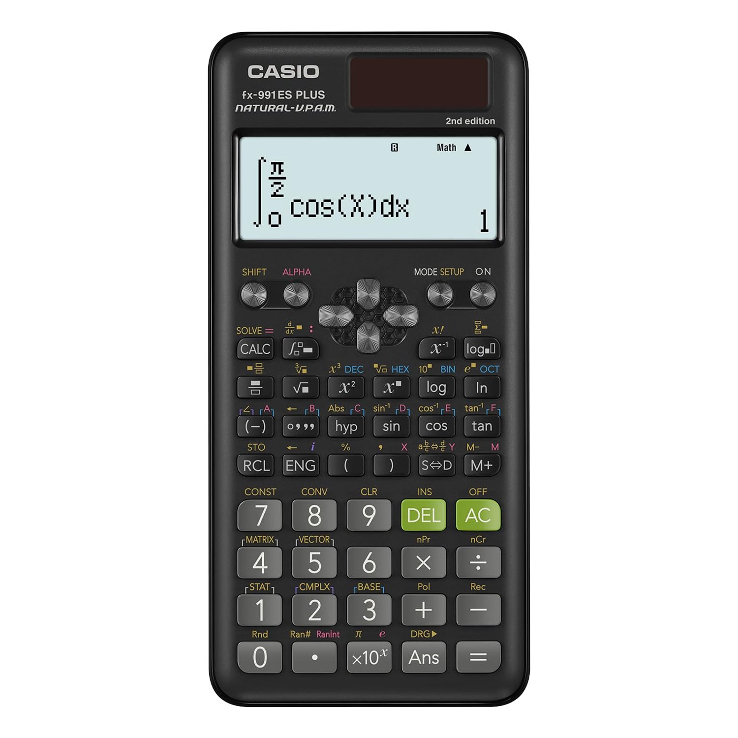 Casio fx-991ES Plus 2 Scientific Calculator with 417 Functions and Display, Natural