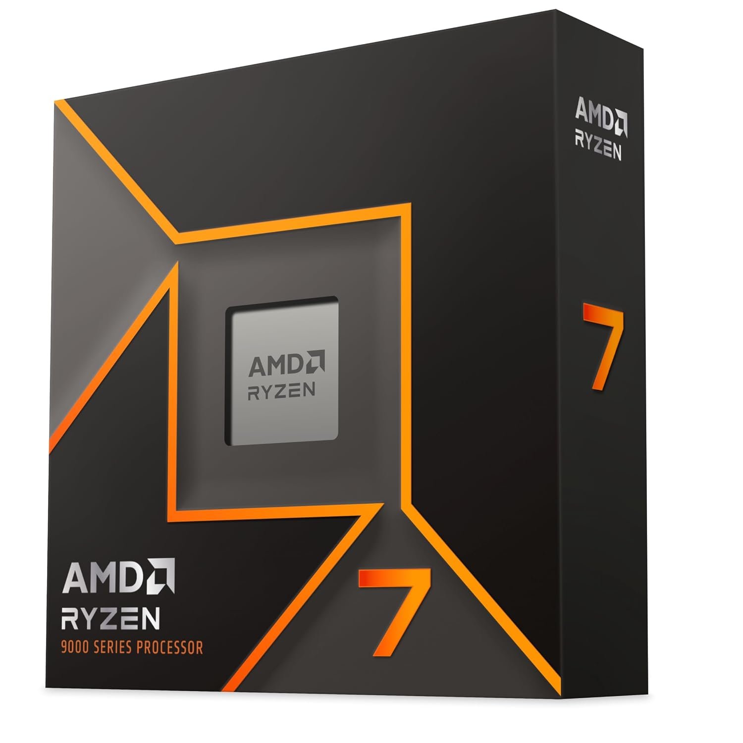 AMD Ryzensets 7 9700X Processor (8 Cores/16 Threads) 65W DTP, AM5 socket, 40MB Cache, Up to 5.5 GHz max boost frequency, no cooler