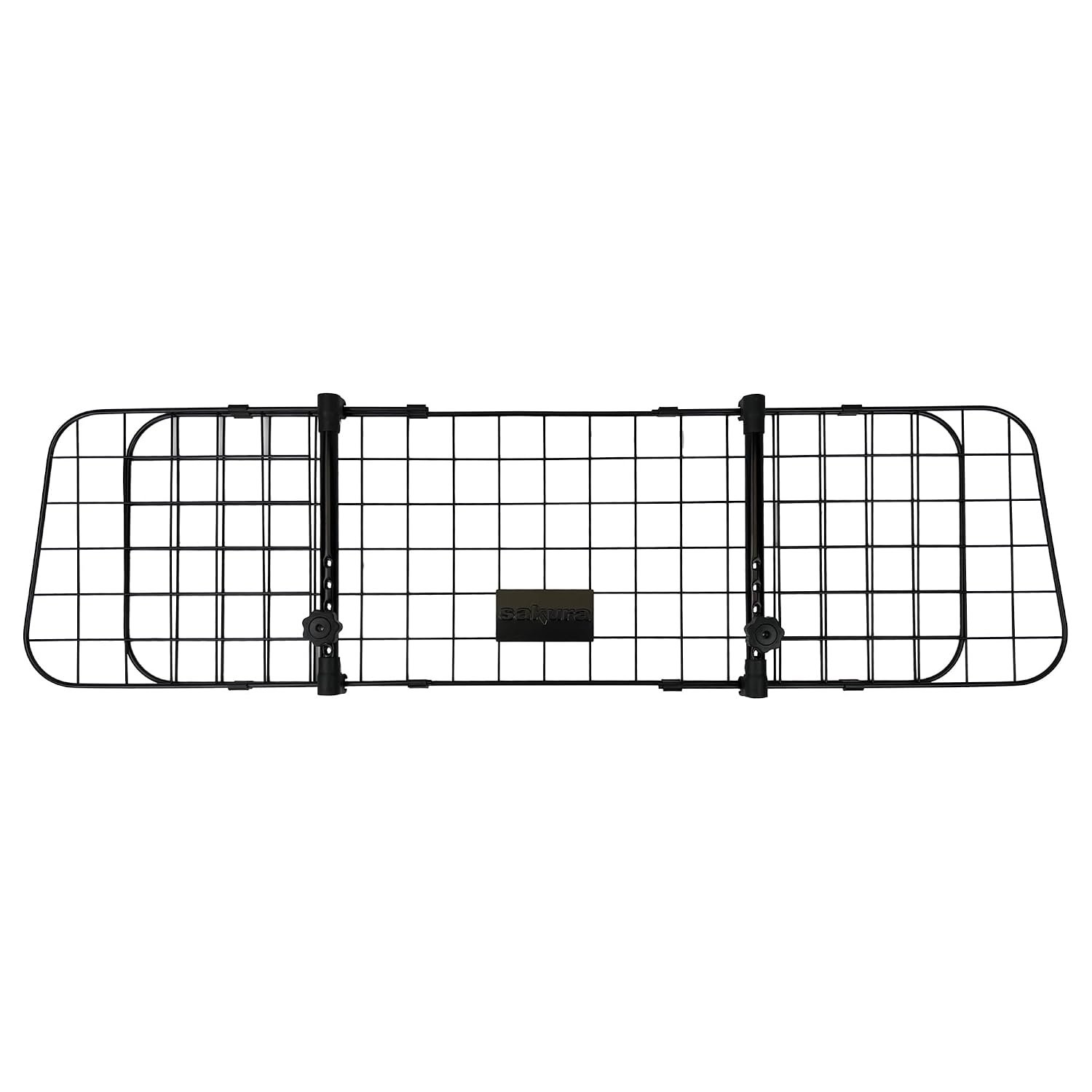 Sakura Headrest Dog Guard for Cars SS5259 - Easy Fit for Most Vehicles Hatchbacks SUVs Estates MPVs – Width Adjustable No Tools Needed, Black from 106 x 33 x 6 cm