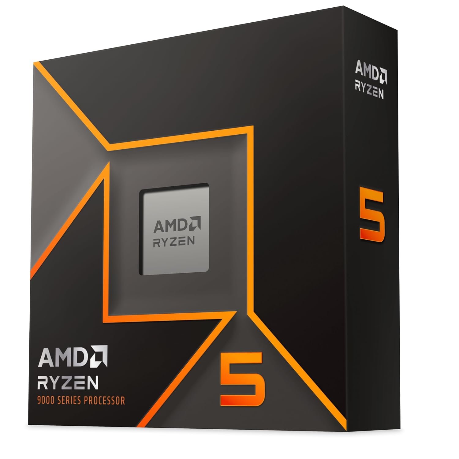 AMD Ryzensets 5 9600X Processor (radeon graphics included, 6 Cores/12 Threads, 65W TDP, Socket AM5, Cache 38MB, up to 5.4 GHz max boost Frequency, no cooler)