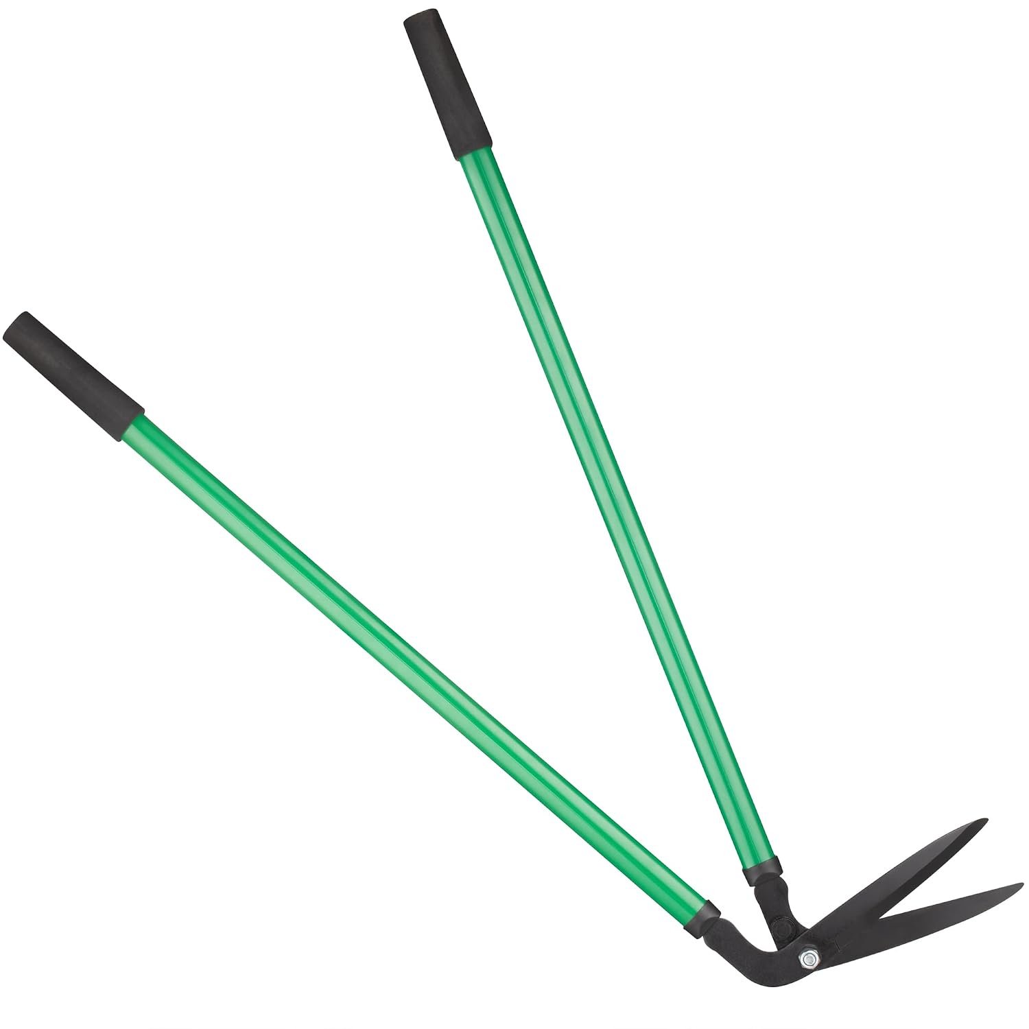 Hardys Garden Tools - Long Handled Garden Shears - Carbon Steel Blade with Soft Grip Handles, Lightweight at 1.3kg - Grass Lawn Edging Shears for Strain-Free Gardening - 93cm Long