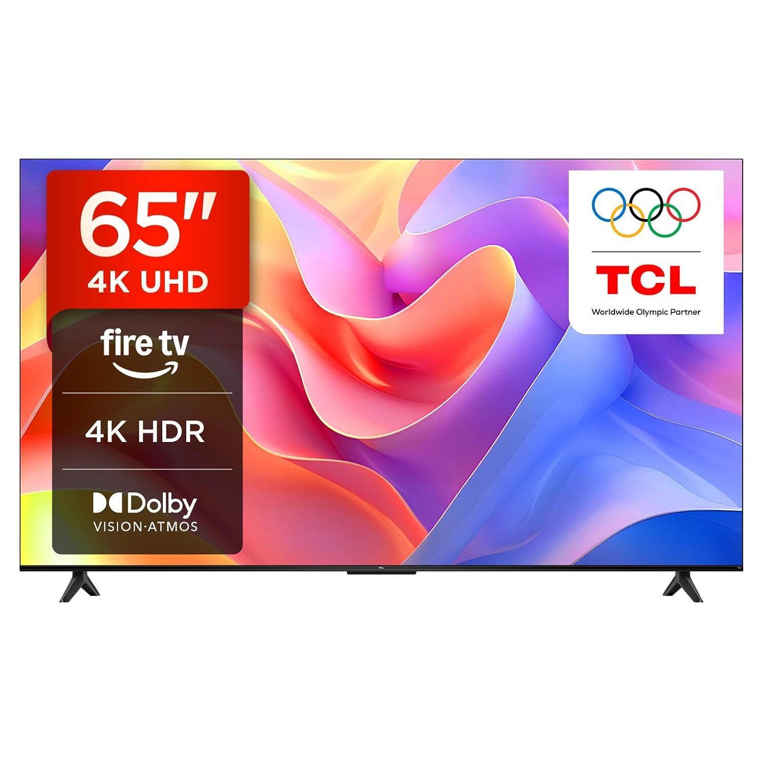 TCL 65PF650K 65-inch 4K Ultra HD, HDR TV, Smart LED Fire TV (Dolby Vision, Dolby Atmos, DTS, HDR 10, Alexa built-in, Airplay2, Miracast)