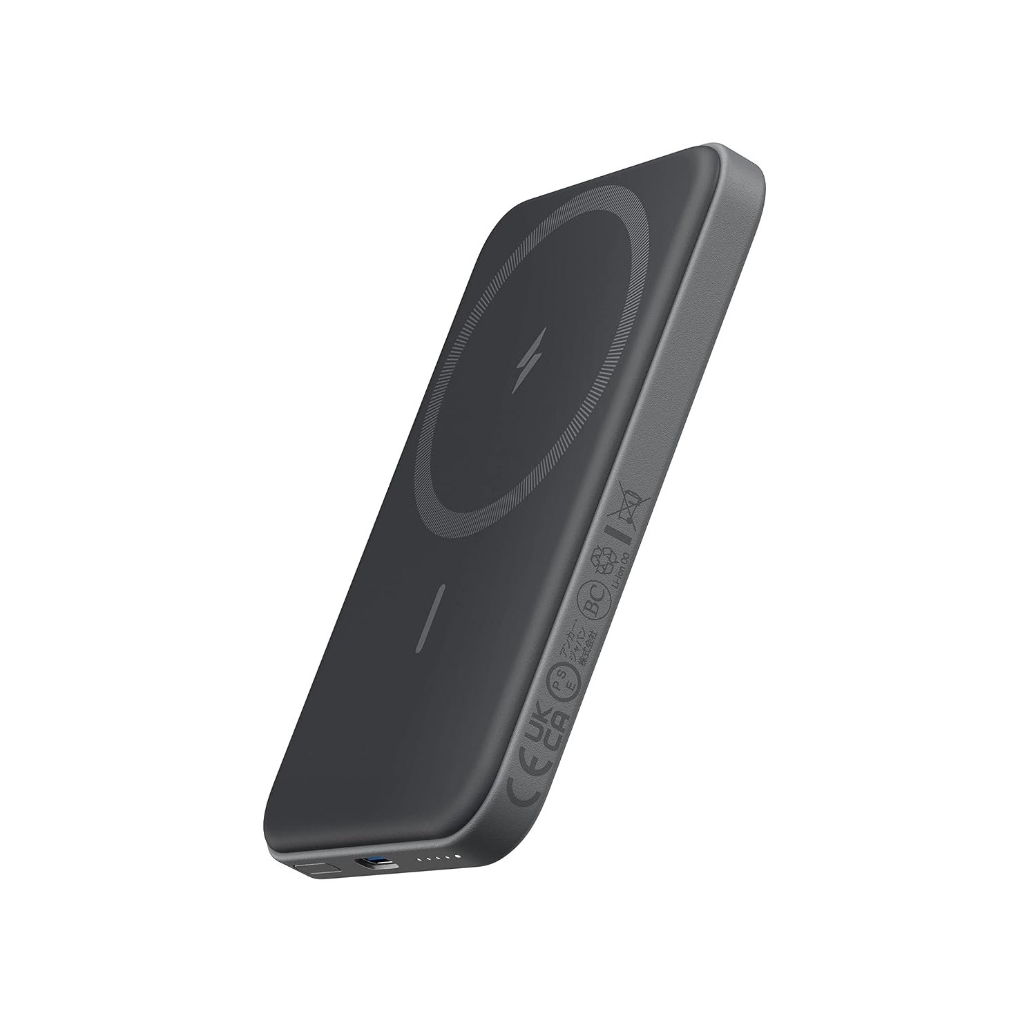 Anker Power Bank, 621 Magnetic Battery (MagGo), 5000mAh Magnetic Wireless Portable Charger with USB-C Cable, Only Compatible with iPhone 16/16 Plus/16 Pro/16 Pro Max, iPhone 15/14/13/12 Series