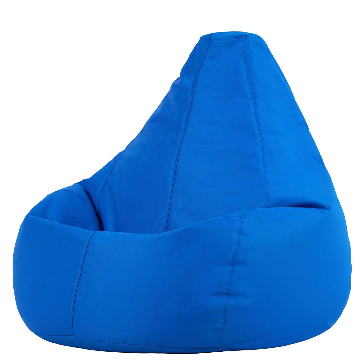 Bean Bag Bazaar Dalton Gaming Bean Bag Chair, Blue, Garden Chair, Water Resistant Fabric, Beanbag for Indoor and Outdoor Use with Filling Included, Garden Furniture, Outdoor Seating