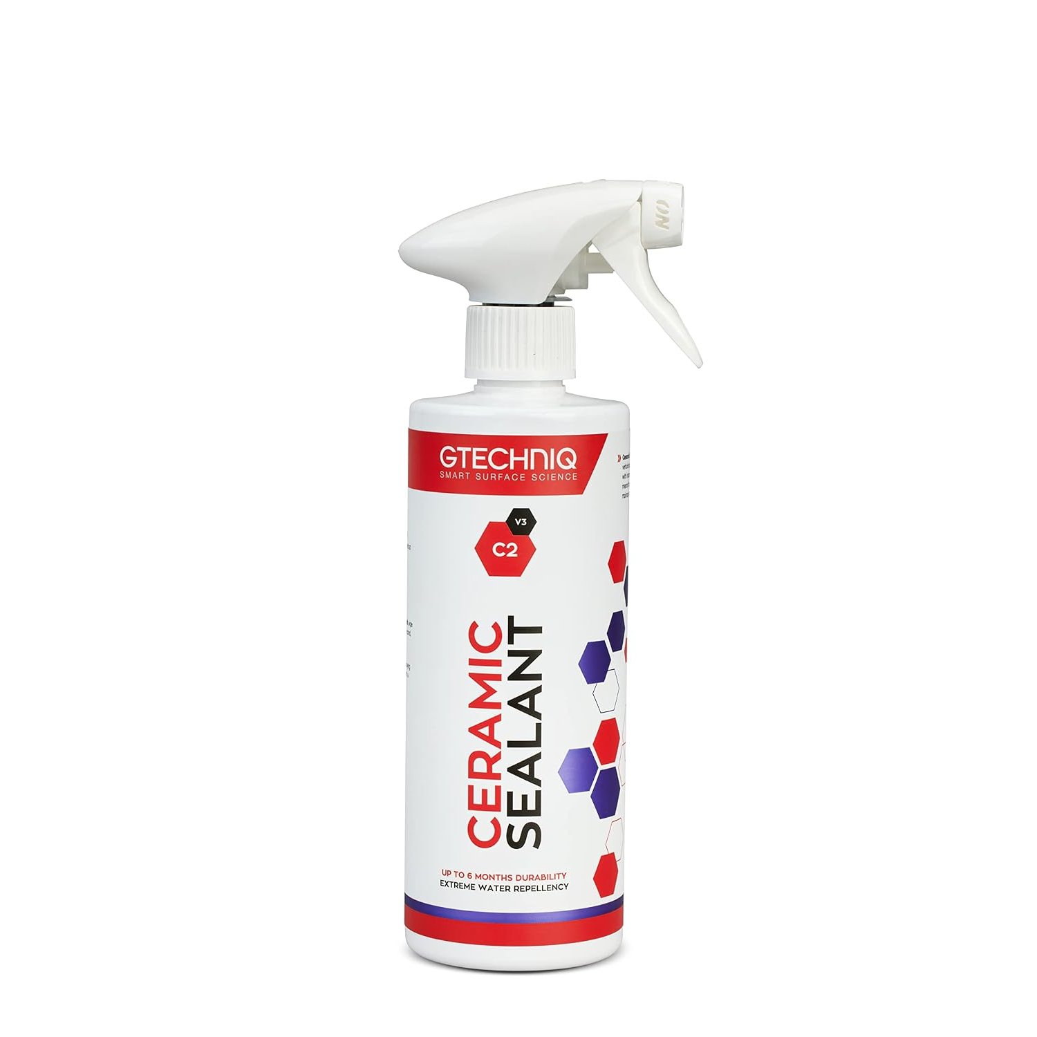 Gtechniq C2 Ceramic Sealant for Cars, Protect Car Paintwork, Trim, Tyres and Windows, High Shine, Easy to Apply - 500ml (Sufficient for 2-3 Large Cars)