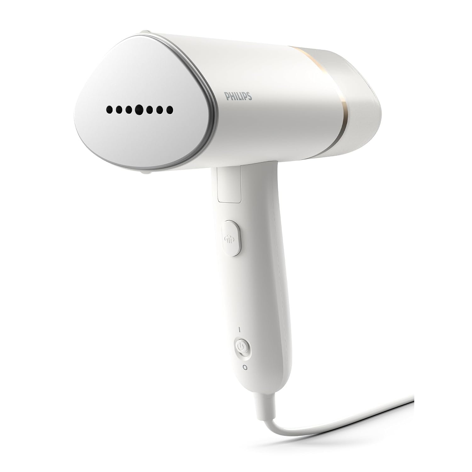 Philips Handheld Steamer 3000 Series, Compact and Foldable, Ready to Use in ˜30 Seconds, No Ironing Board Needed, 1000W, up to 20g/min, White (STH3020/16)