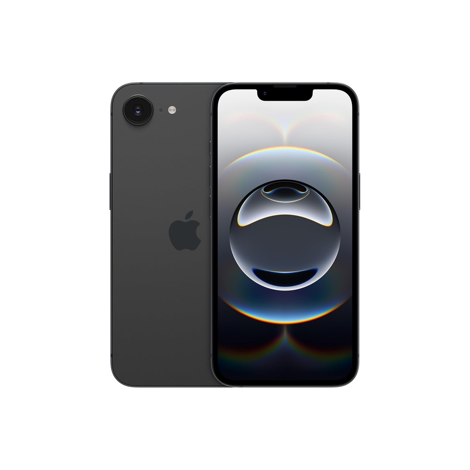 Apple iPhone 16e 128GB: Built for Apple Intelligence, A18 Chip, Supersized Battery Life, 48MP Fusion Camera, 6.1-inch Super Retina XDR Display; Black