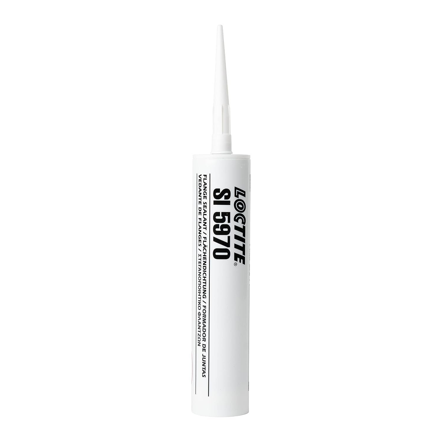 LOCTITE SI 5970, Black Silicone Sealant for Gasketing and Flanges, Adhesive with Strong Resistance against Motor Oil and Vibration, 300ml