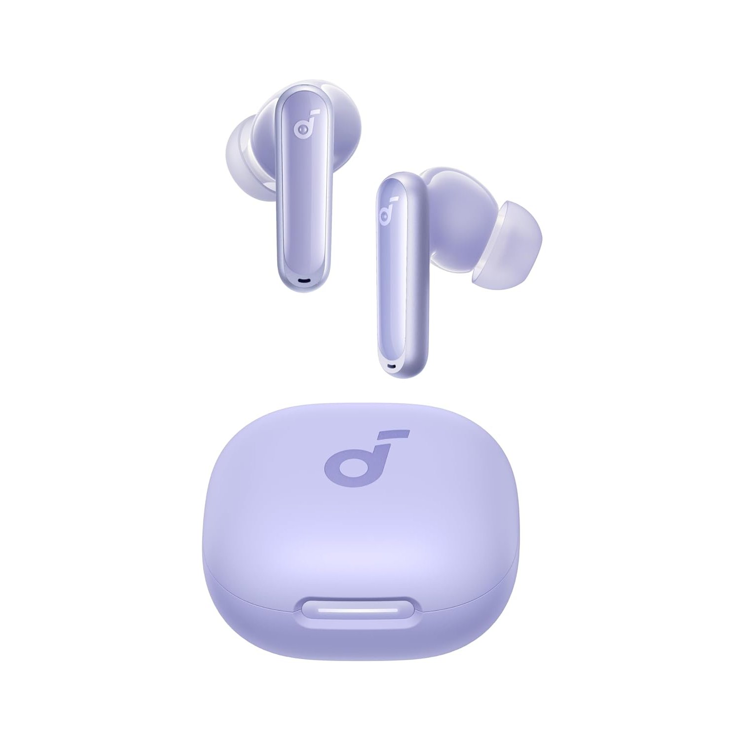 soundcore P40i by Anker, Noise Cancelling Wireless Earbuds, Adaptive Noise Cancelling to Environments, Heavy Bass, 60H Playtime, 2-in-1 Case and Phone Stand, IPX5, Wireless Charging, Bluetooth 5.3