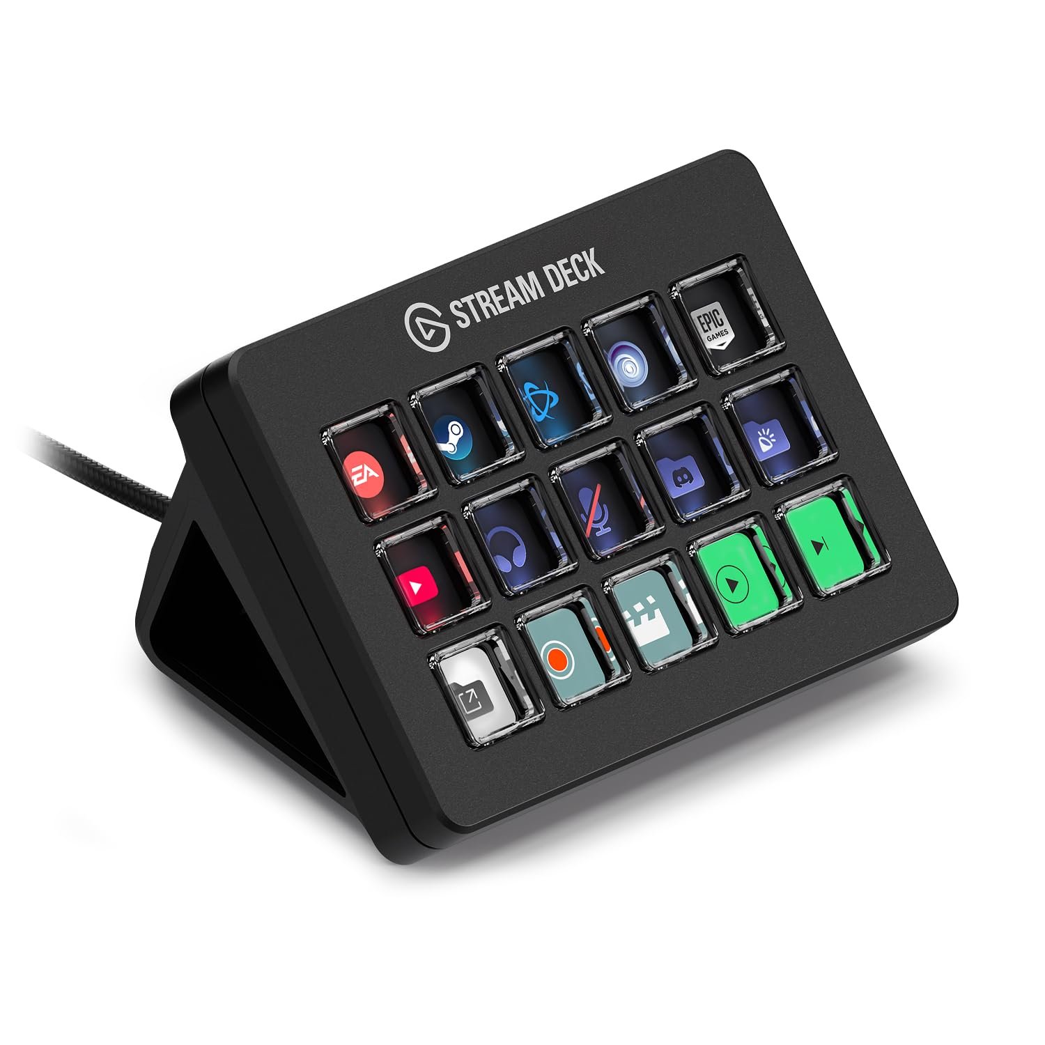 Elgato Stream Deck Scissor Keys - Workflow Controller