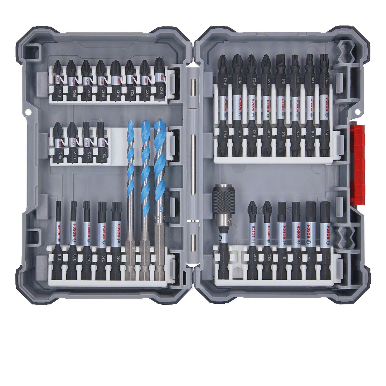 Bosch Professional 35-Piece Drill Bit Set (Pick and Click, Accessories for Impact Drivers, with Bits and Universal Holder) - Amazon Exclusive