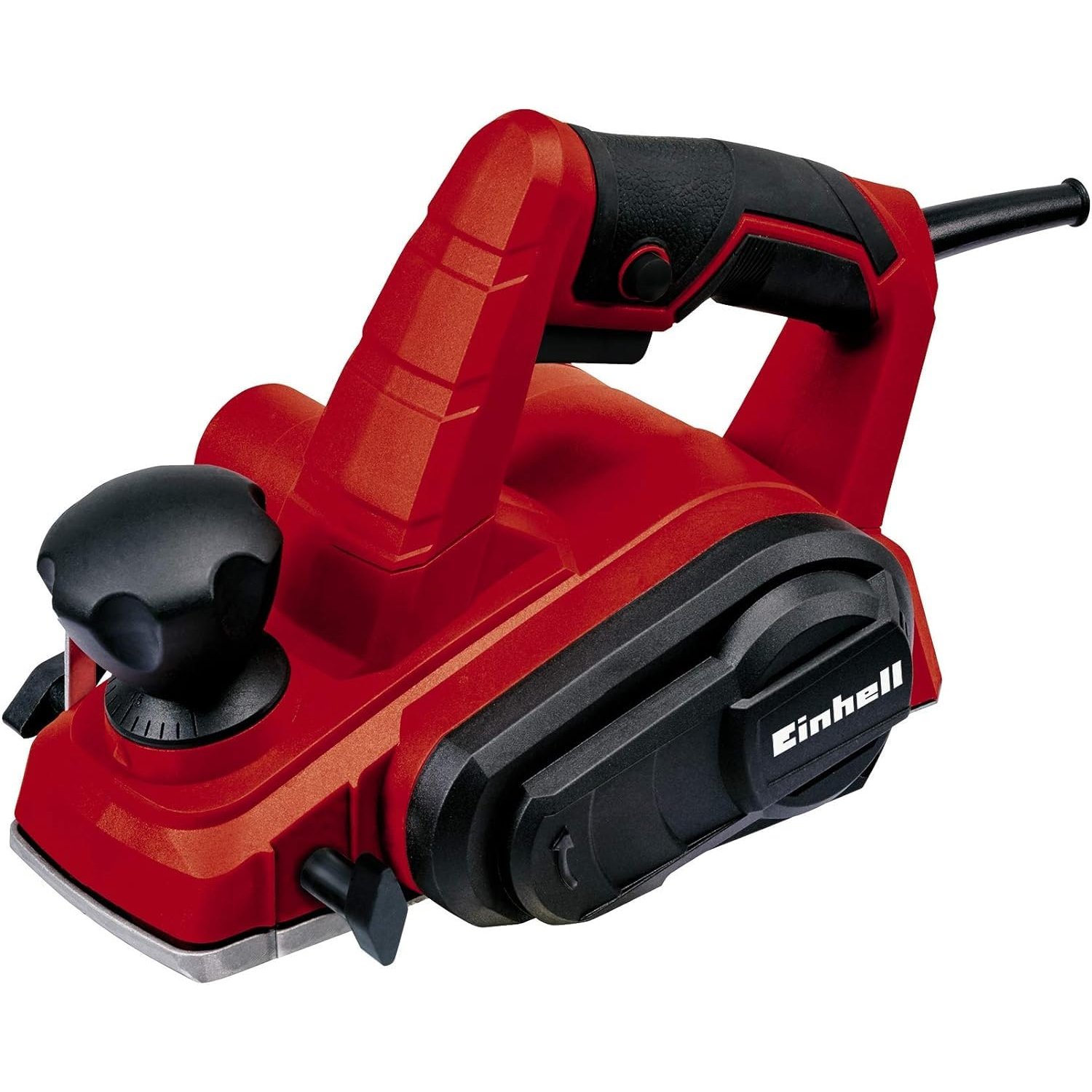 Einhell Electric Planer 750W, Up to 2mm Chip Depth, Aluminium Soleplate, Parallel Stop, Fold Depth Stop, Wood Plane for Doors and Woodworking Includes Carbide Planning Knife TC-PL 750