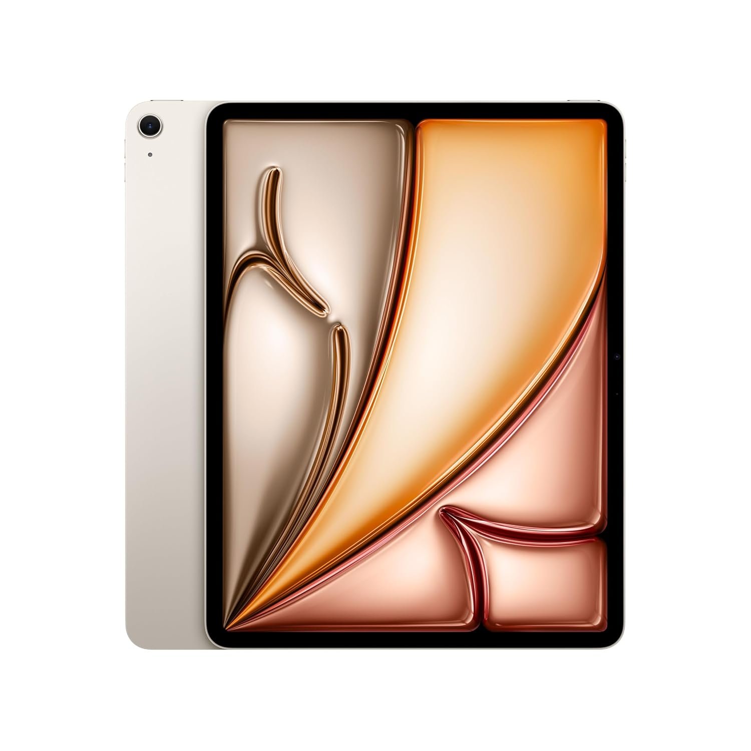 Apple iPad Air 13-inch (M4): Liquid Retina Display, 128GB, 12MP Front/Back Camera, Wi-Fi 7 with Apple N1, Touch ID, All-Day Battery Life — Starlight