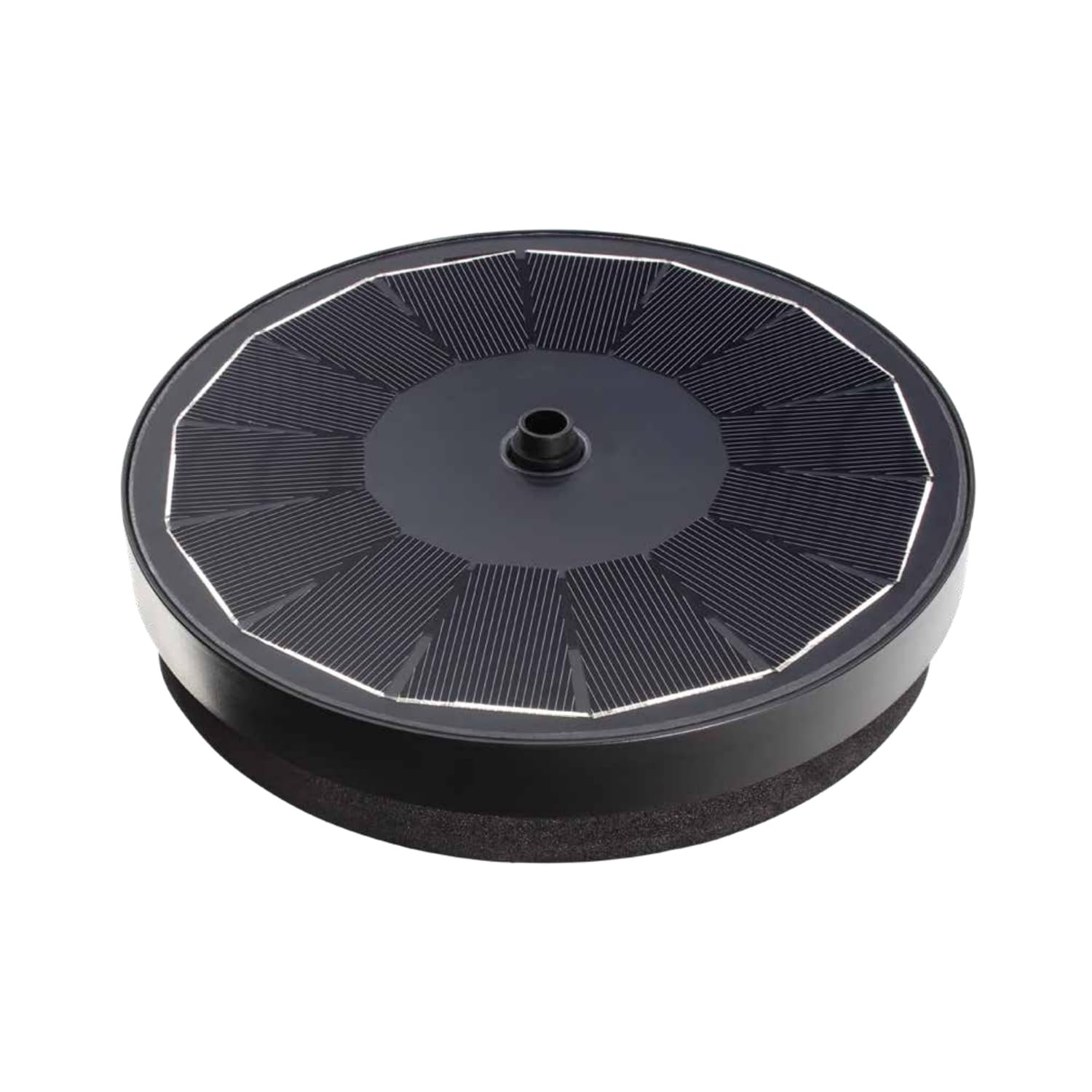 Blagdon Liberty Solar Floating Fountain Pump for Small Ponds, Water Features, Bird Baths, with Crystal Glass Panel, Five Fountain Displays, All Fittings Included, Max Flow Rate 180 LTR/hr, 2.2 Watts