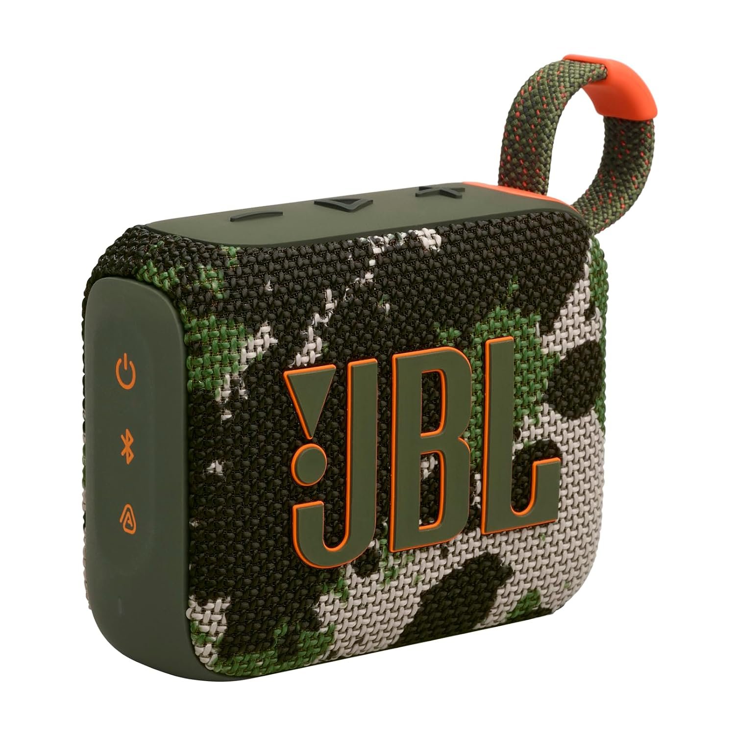 JBL GO 4 Ultra-Portable Bluetooth Speaker with Big JBL Pro Sound and Punchy Bass, PlaytimeBoost, Waterproof Design and 7-Hour Playtime, Camo
