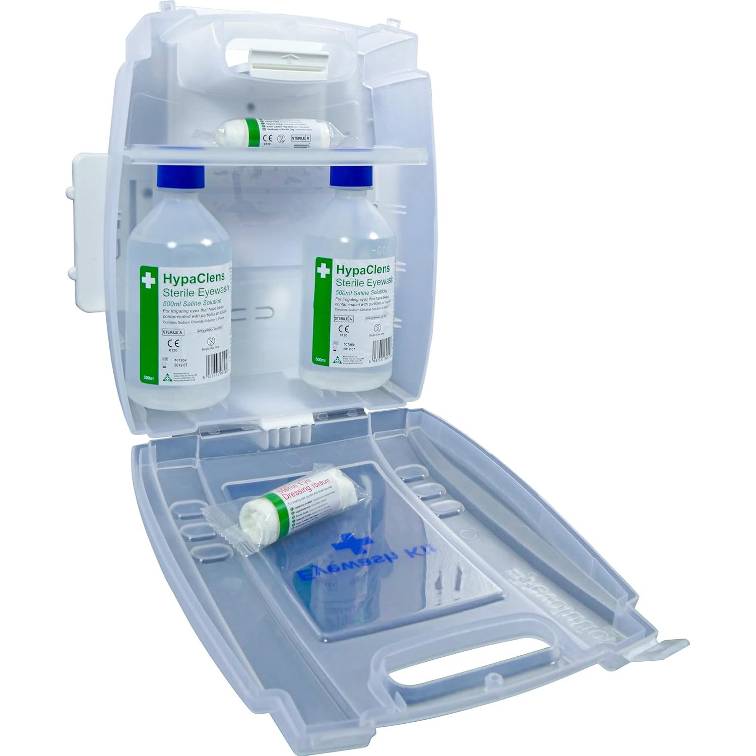 Safety First Aid Group E459T Eye Wash Kit Wall Mounted with 2 x 500 ml Bottles