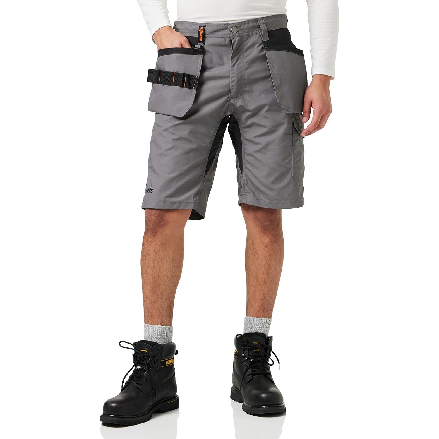 Scruffs T54651 Trade Flex Holster Short Graphite 34W , Grey
