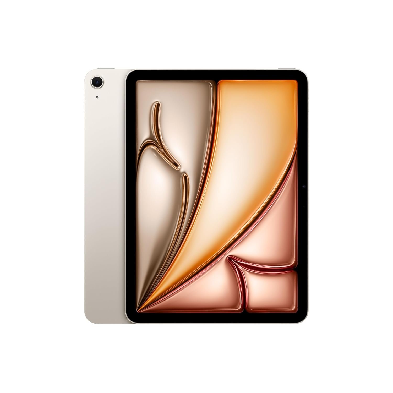 Apple iPad Air 11-inch (M4): Liquid Retina Display, 128GB, 12MP Front/Back Camera, Wi-Fi 7 with Apple N1, Touch ID, All-Day Battery Life — Starlight