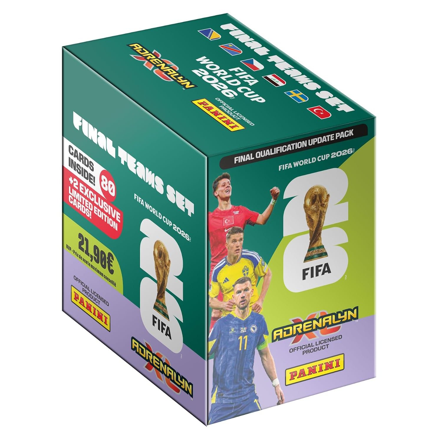 FIFA World Cup 2026 Trading Cards Game - Update Set 80 Cards + 2 Cards Limited Edition