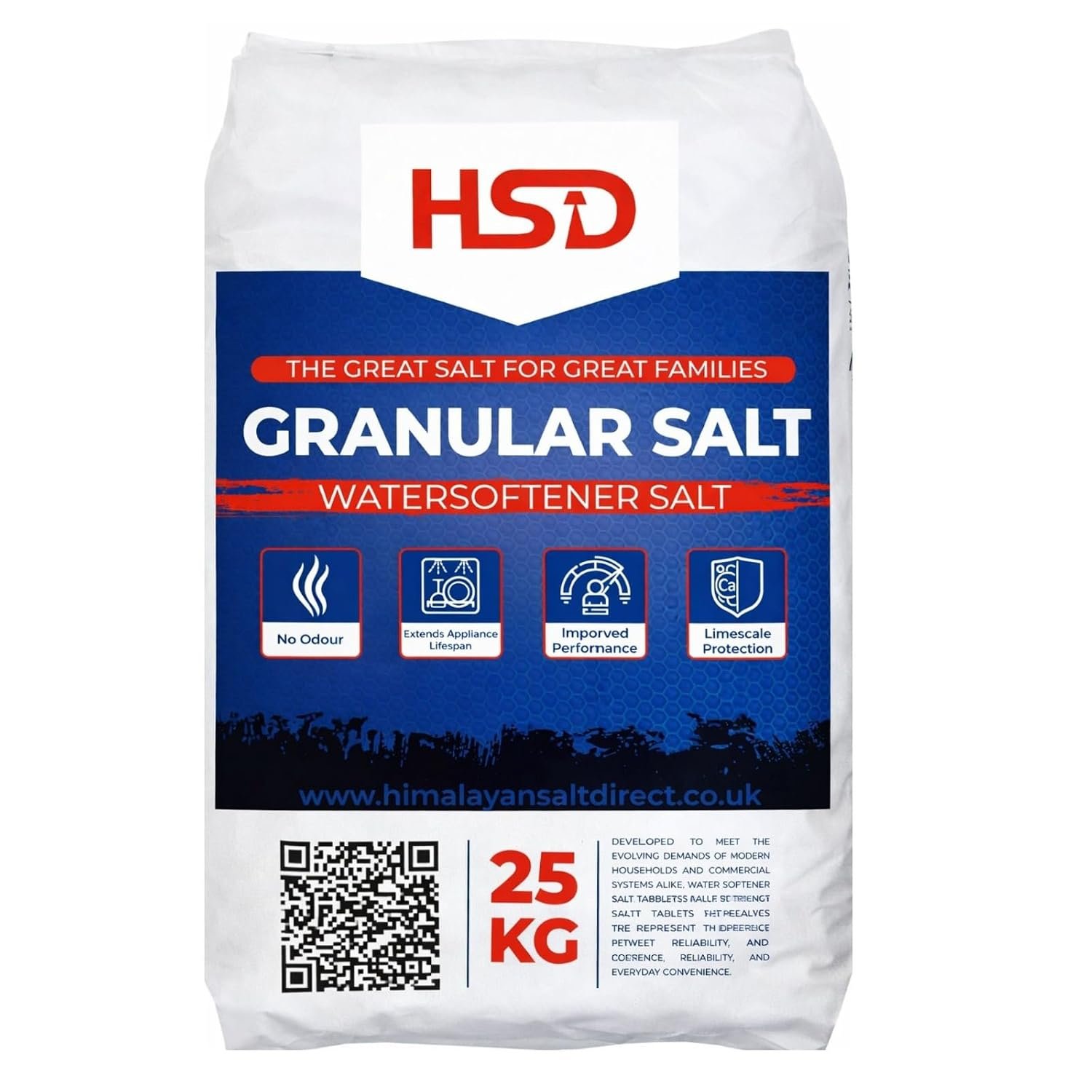 HSD Hydrosalt Granular Salt for Granular Water Softeners 25kg