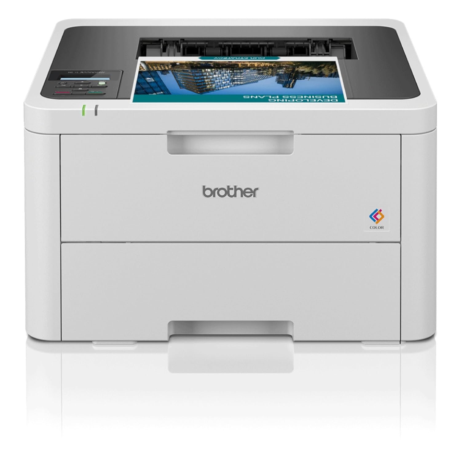 Brother HL-L3220CWE Colour Wireless LED Printer with EcoPro Subscription, Single Function, USB 2.0, A4, 4 month no charge trial, Automatic toner delivery, UK Plug