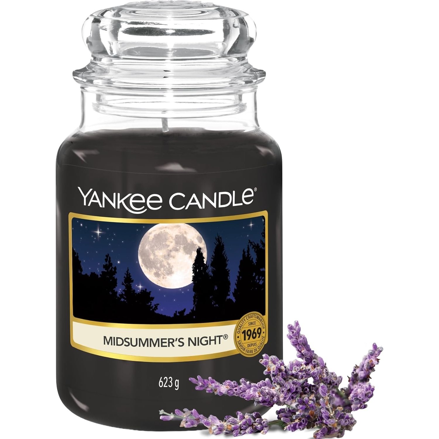 Yankee Candle Scented Candle | Midsummer's Night Large Jar | Long Burning Candles: up to 150 Hours | Perfect Gifts for Women