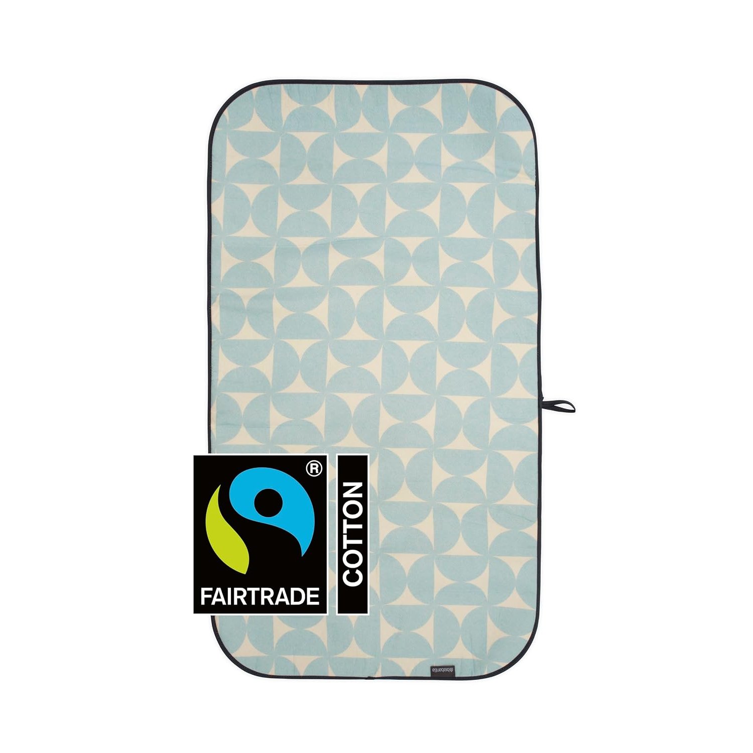 Brabantia Ironing Blanket - 6-Layer Resilient Material - Heat Resistant Mat - Compact - Non-Slip Base - Ideal for Travelling - Ironing Pad - Laundry Essentials - Fresh Breeze - 65 x 1 x 120 cm