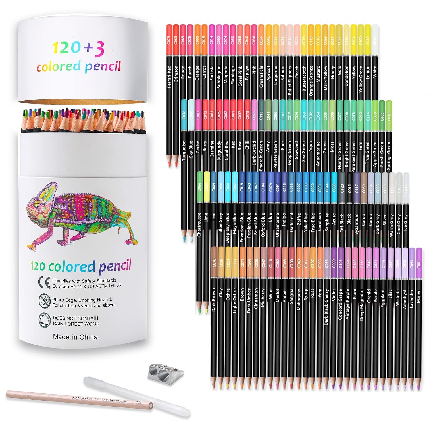 KALOUR 120 Colouring Pencils,Artists Soft Core with Vibrant Color,Ideal for Drawing Sketching Shading,Coloring Pencils for Adults Beginners