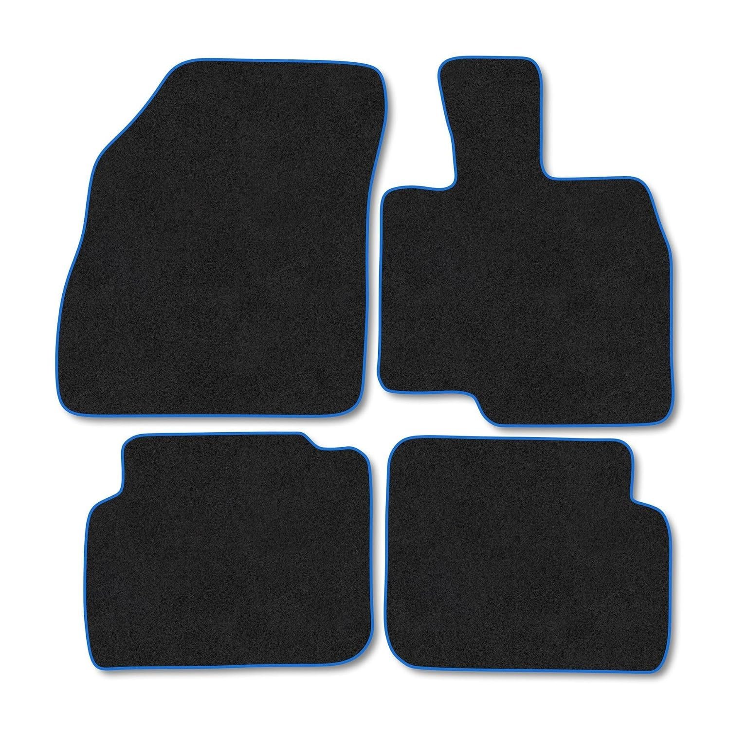 Chery Tiggo 7 Plug in hybrid (2025+) Car Mats Tailored Fit Carpet Floor Mats Non Slip Blue Trim Full Coverage Compatible Accessory Front Rear Set Anti Slip Granulated Backing Hand-Finished Clips
