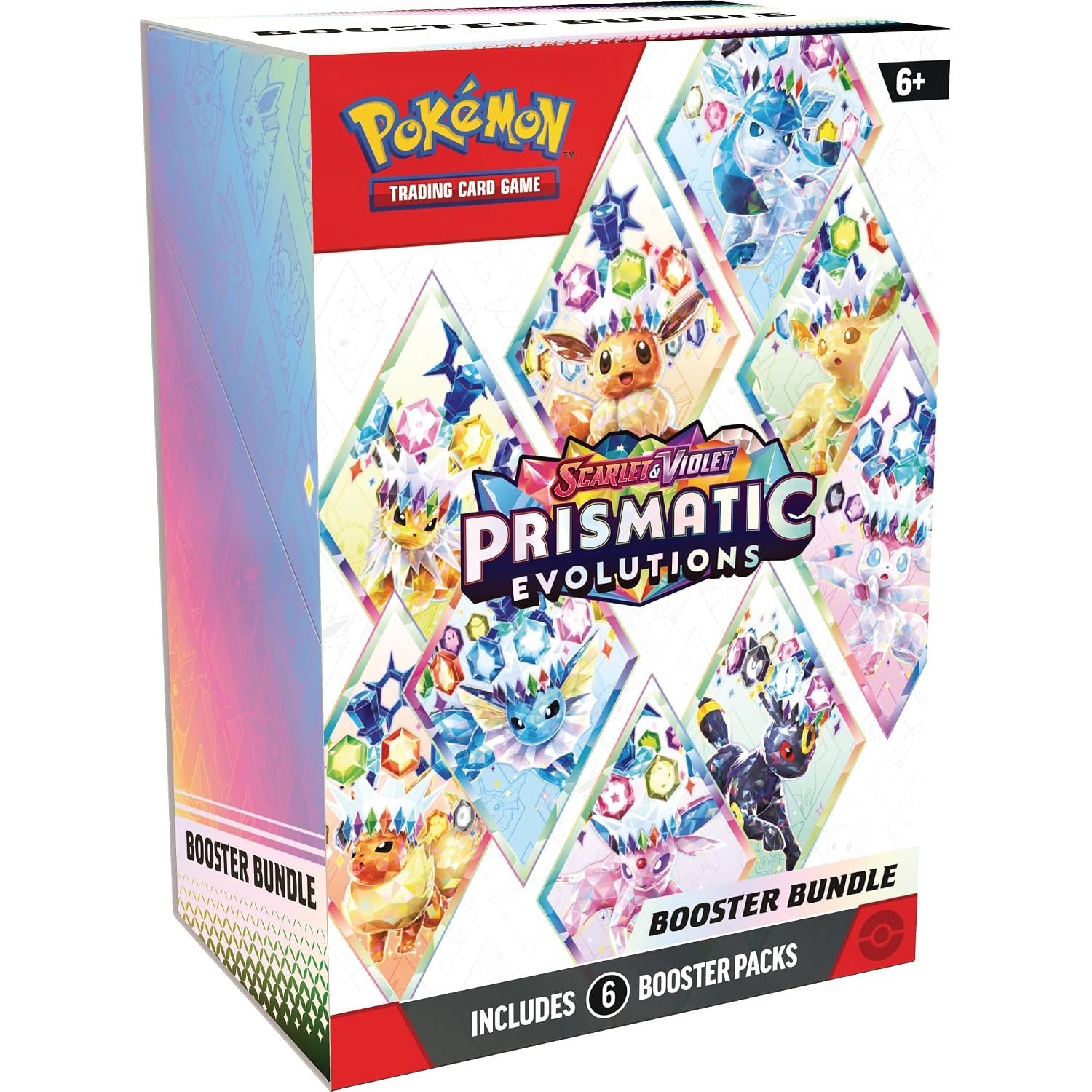 Pokémon TCG: Scarlet & Violet—Prismatic Evolutions Booster Bundle (6 Booster Packs)