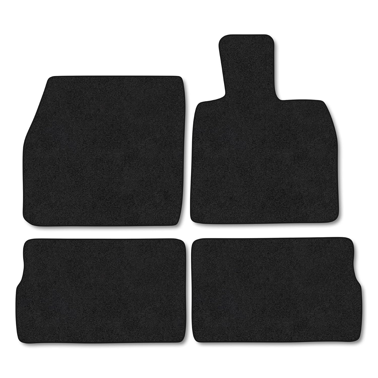 Jaecoo 5 Petrol (2025+) Car Mats Tailored Fit Carpet Floor Mats Non Slip Black Trim Full Coverage Compatible Accessory Front Rear Set Anti Slip Granulated Backing Hand-Finished Clips
