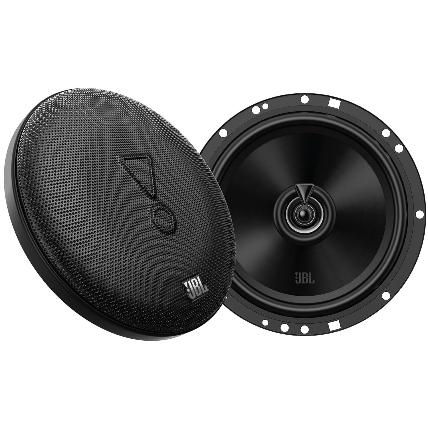 JBL Stage2 GEN2 65 – 6.5 Inch (165mm) 2-Way Coaxial Car Speakers – 60W RMS – 240W Peak – High Sensitivity Audio – OEM Upgrade – Compact Fit – Easy Install – With Grilles – Pair